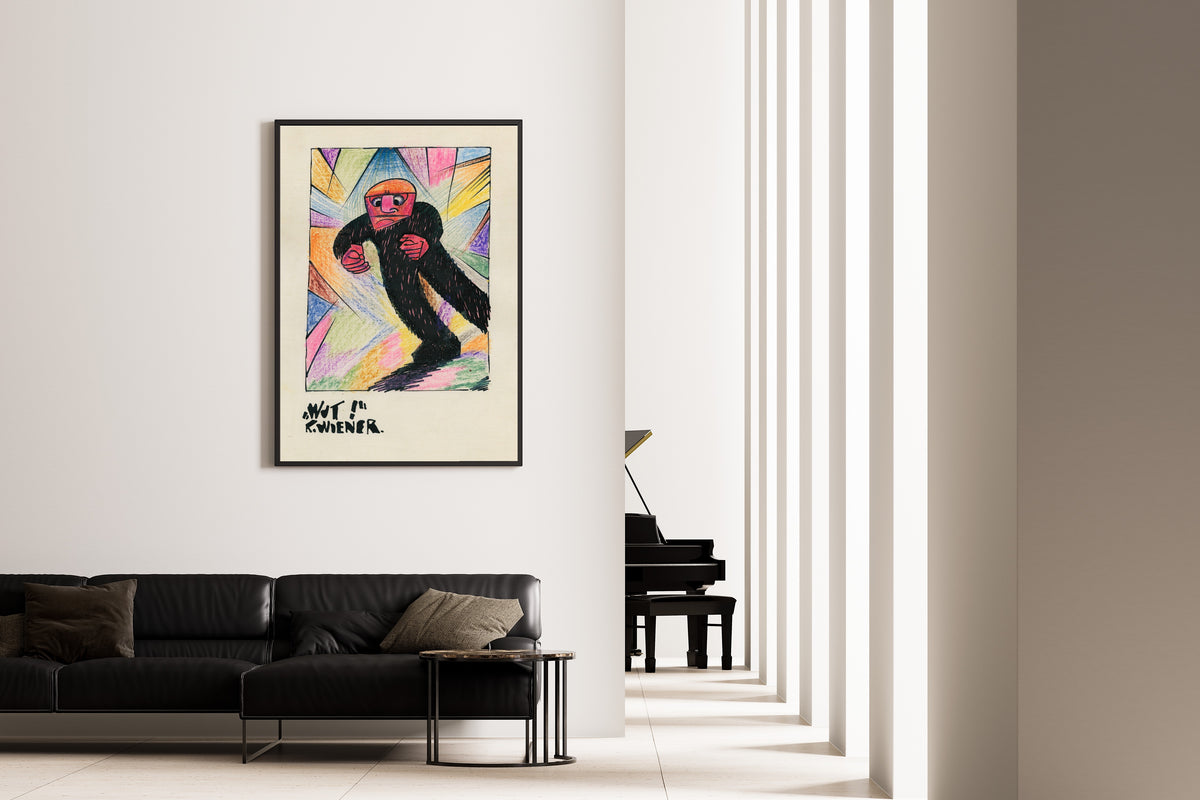 Karl Wiener — Wut! (Rage!) | Expressionist Art Print