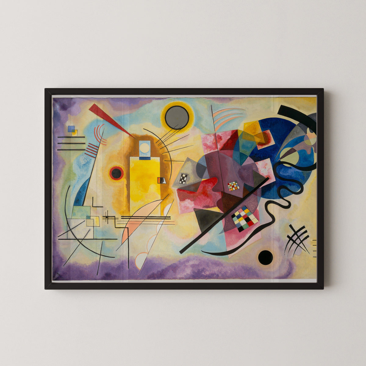 Wassily Kandinsky — Yellow-Red-Blue | Fine Art Print