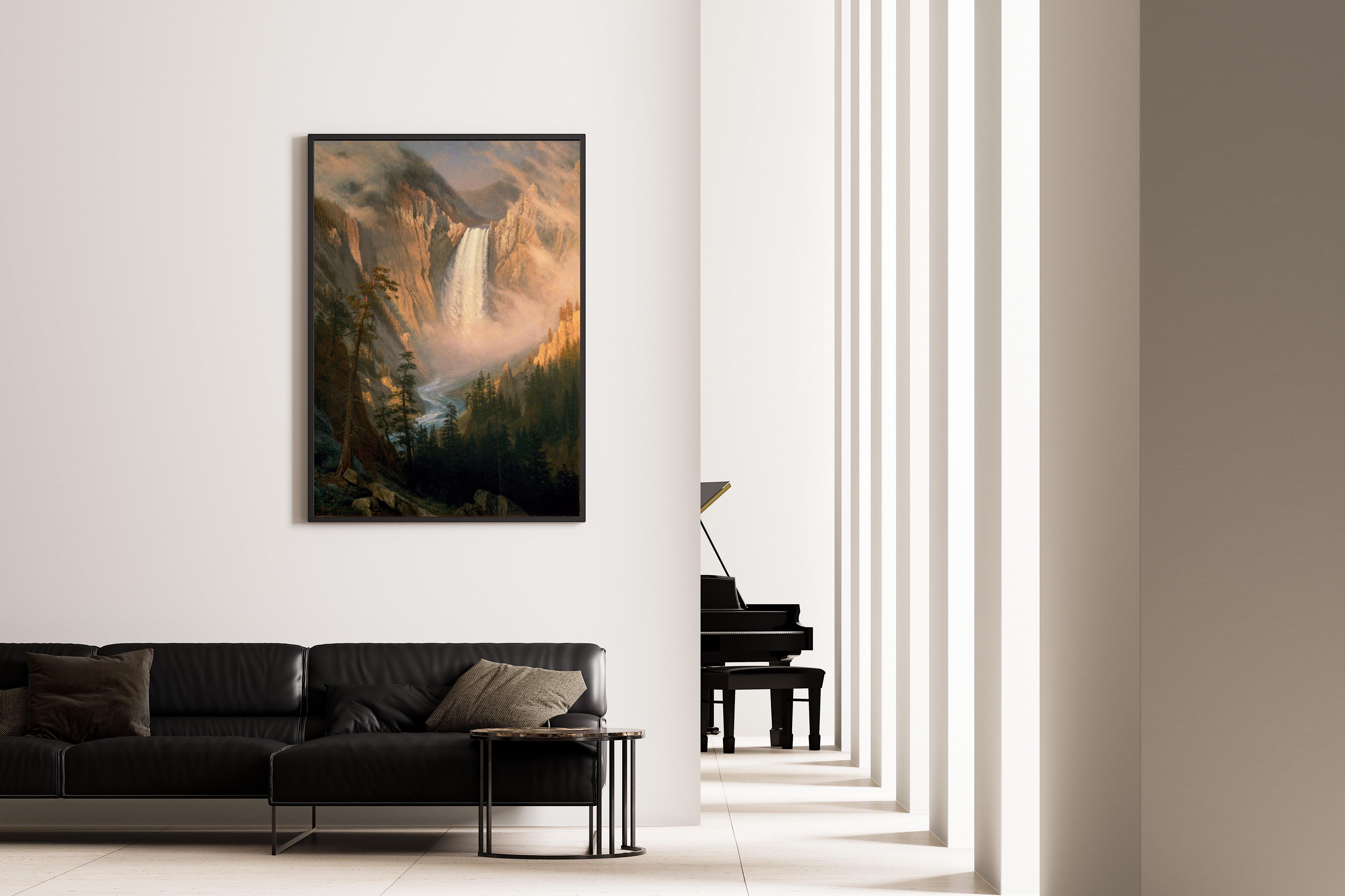 Albert Bierstadt — Yellowstone Falls | Landscape Fine Art Print