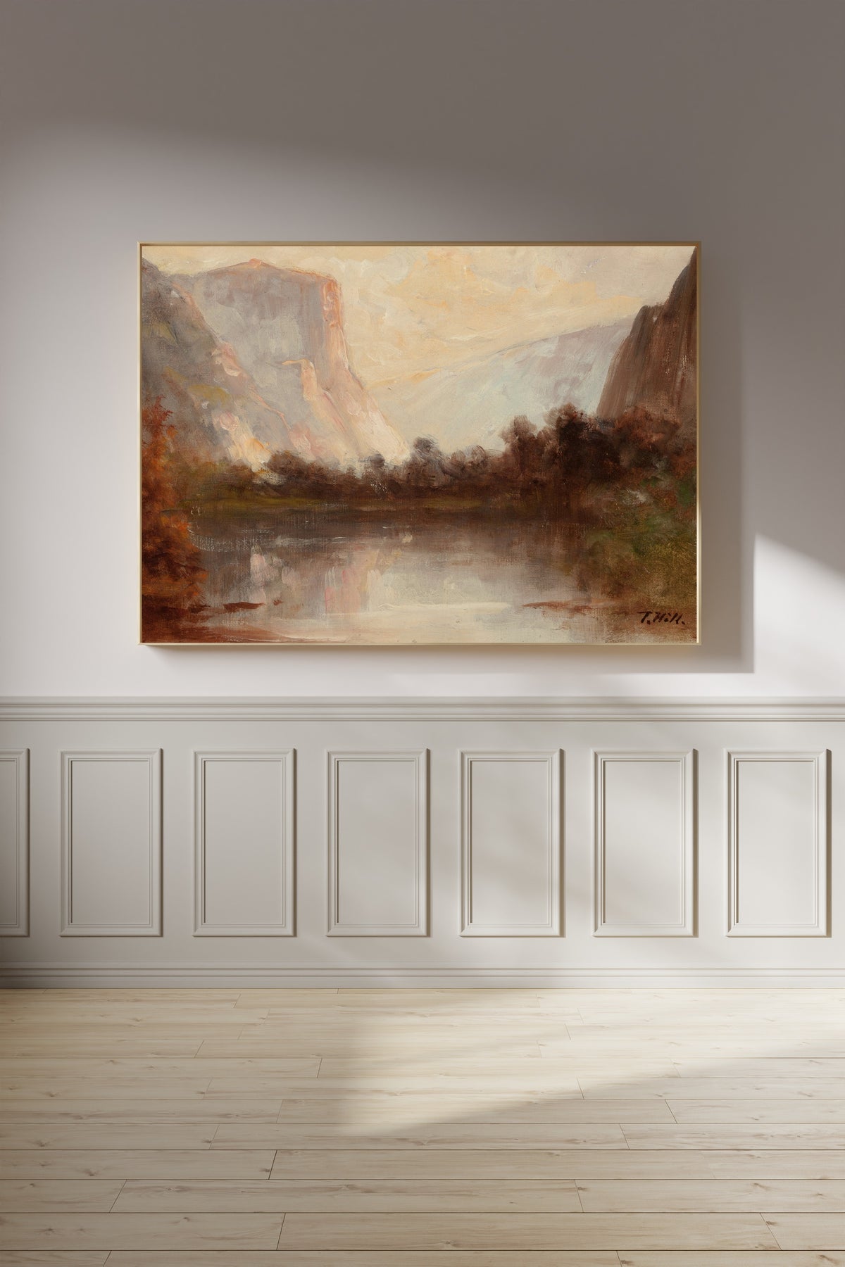Thomas Hill — Yosemite Valley (Russet Trees and Still Water) | Landscape Fine Art Print