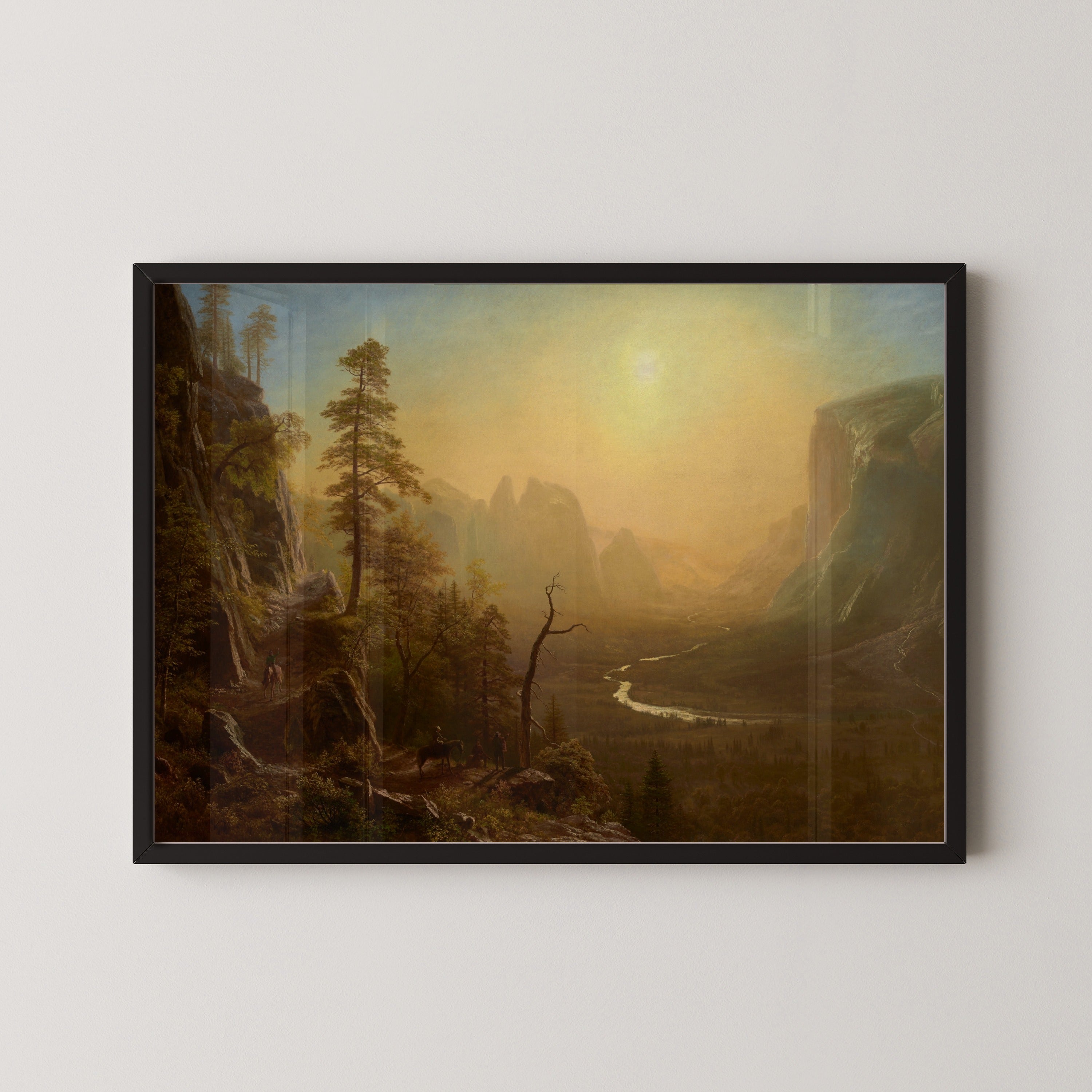 Albert Bierstadt — Yosemite Glacier Point Trail | Landscape Fine Art Print