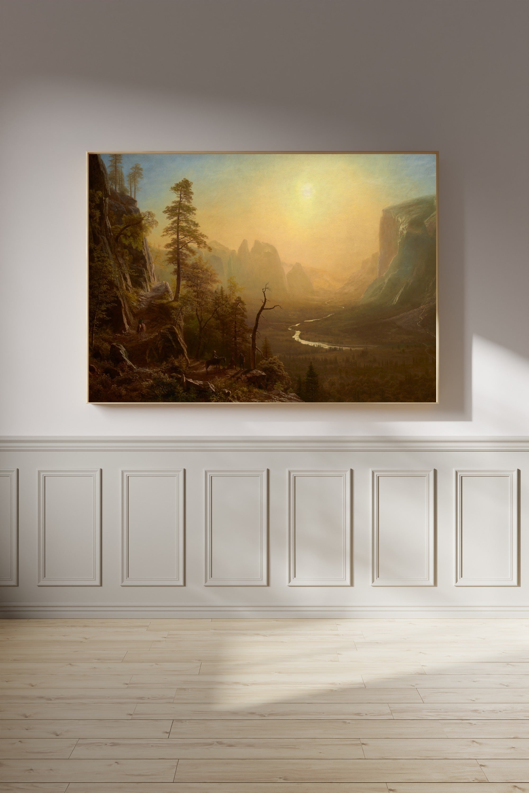 Albert Bierstadt — Yosemite Glacier Point Trail | Landscape Fine Art Print