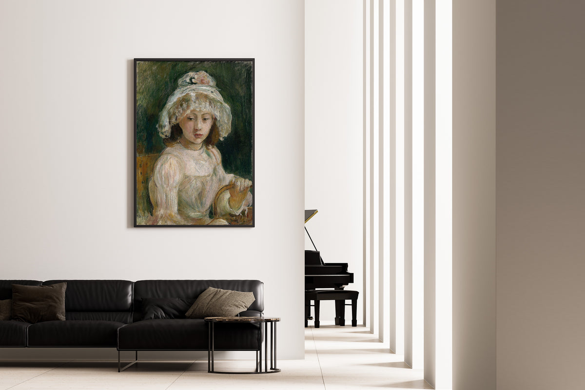 Berthe Morisot — Young Girl with Hat | Fine Art Print