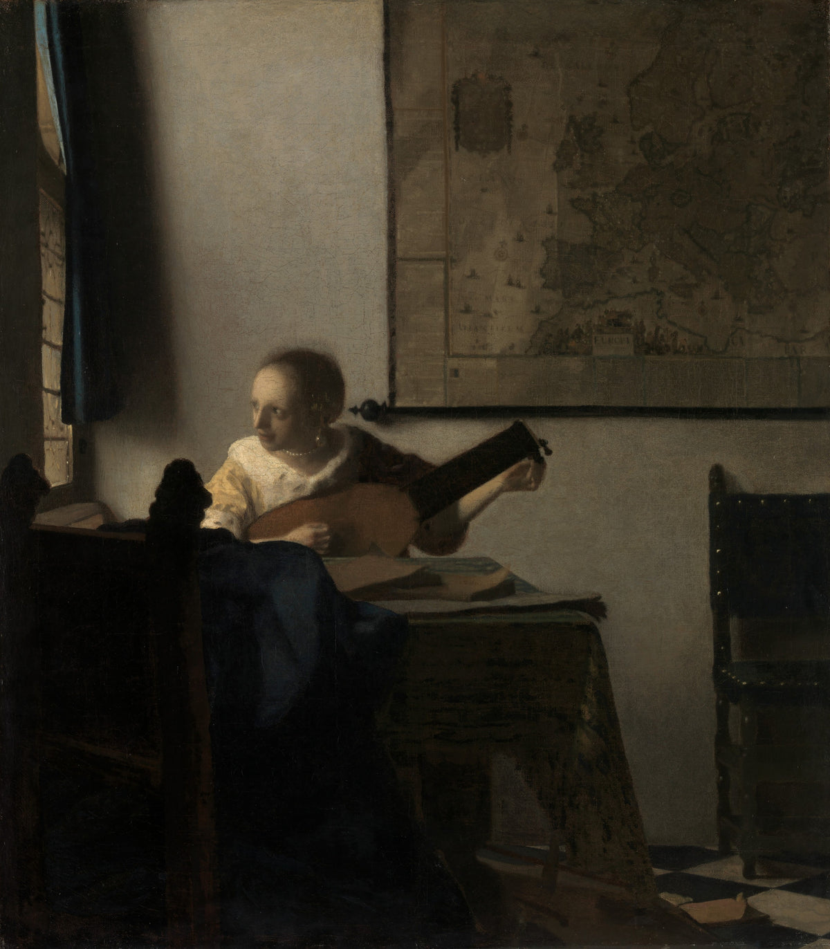 Johannes Vermeer — Young Woman with a Lute | Fine Art Print