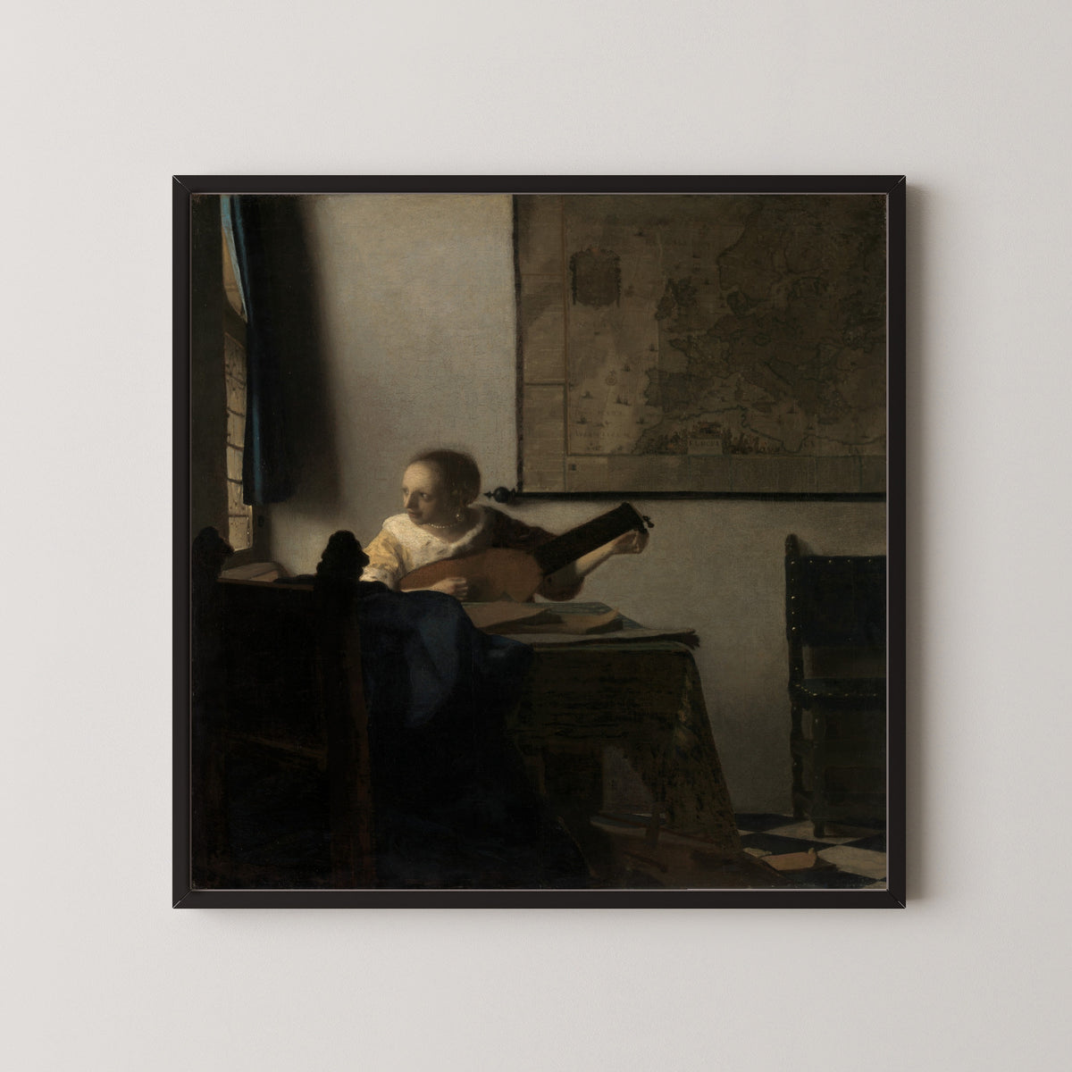 Johannes Vermeer — Young Woman with a Lute | Fine Art Print