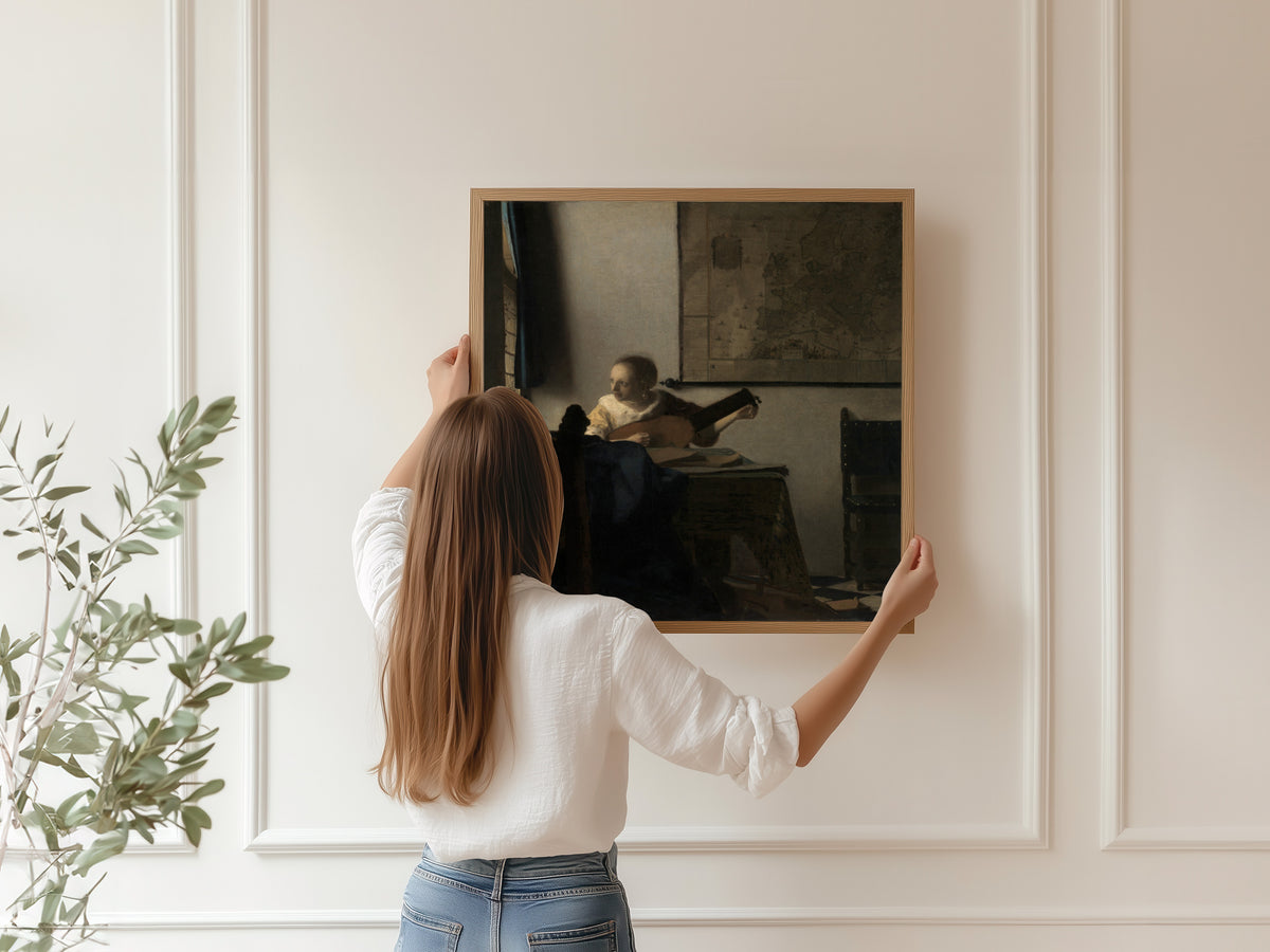 Johannes Vermeer — Young Woman with a Lute | Fine Art Print
