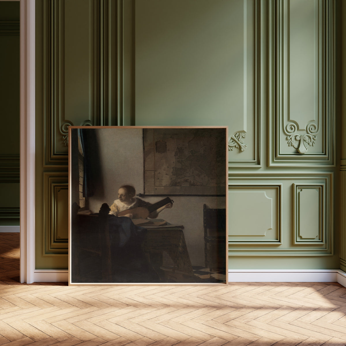 Johannes Vermeer — Young Woman with a Lute | Fine Art Print