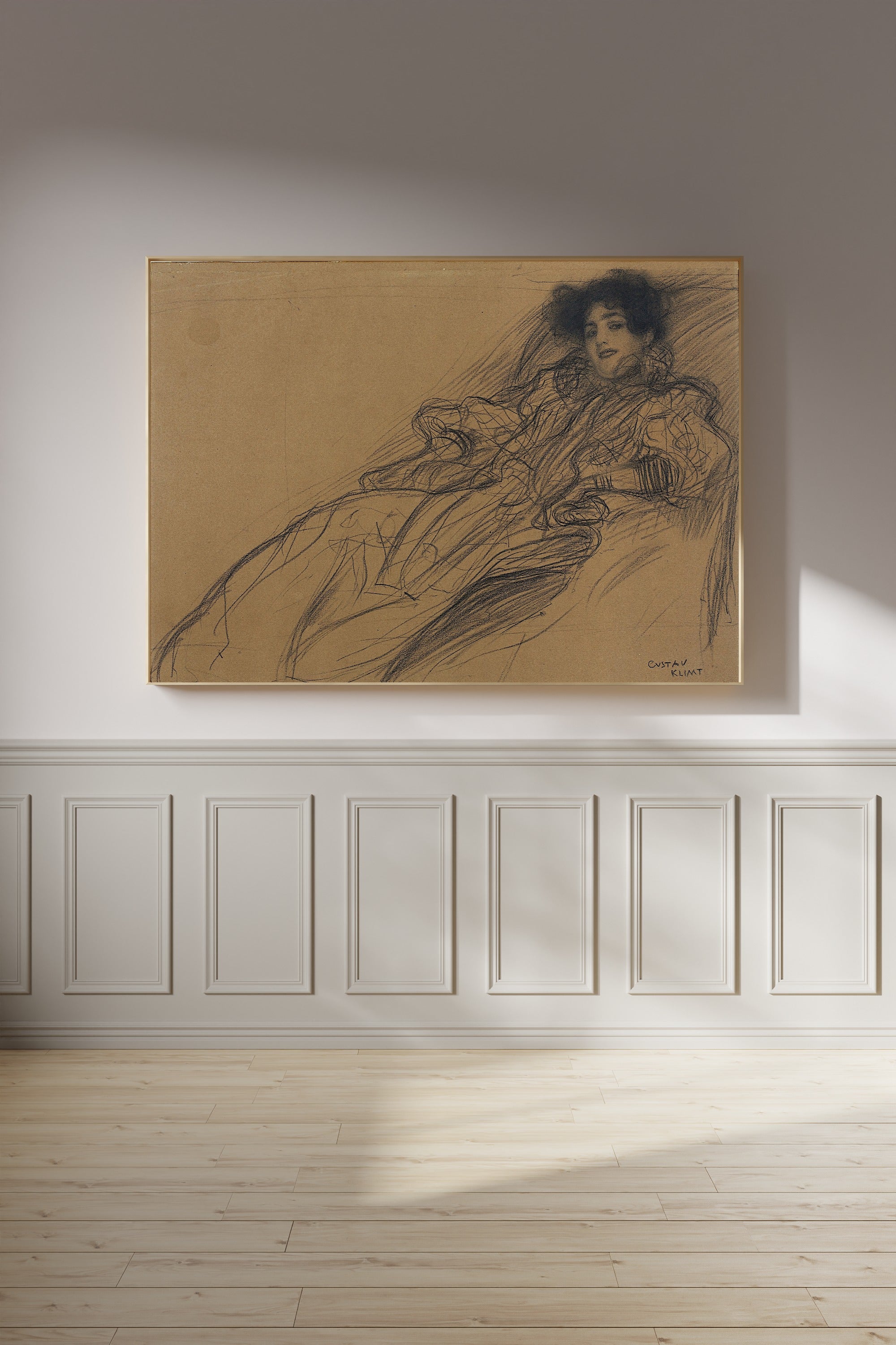 Gustav Klimt — Young Woman in an Armchair | Fine Art Print