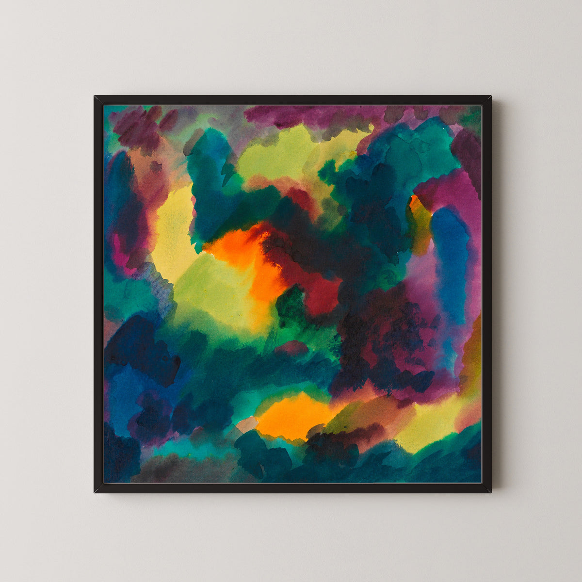 Karl Wiener — Zersetzung I (Decomposition I) | Abstract Art Print