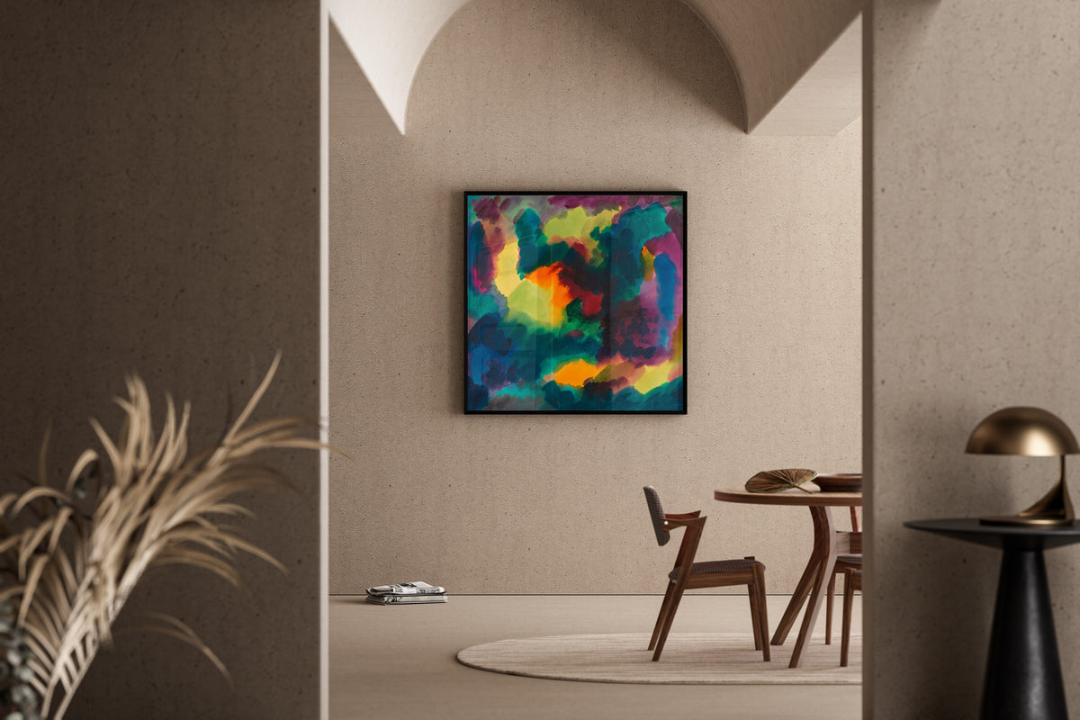Karl Wiener — Zersetzung I (Decomposition I) | Abstract Art Print