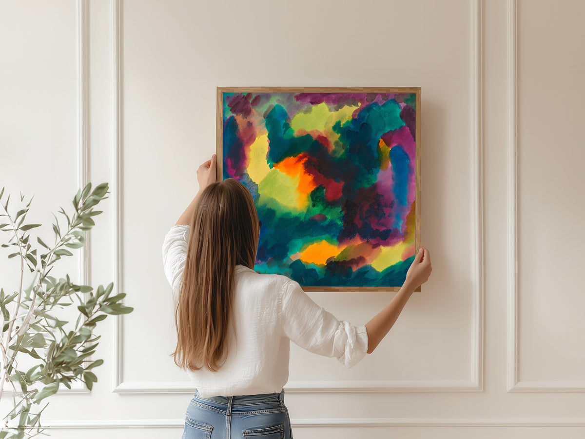 Karl Wiener — Zersetzung I (Decomposition I) | Abstract Art Print