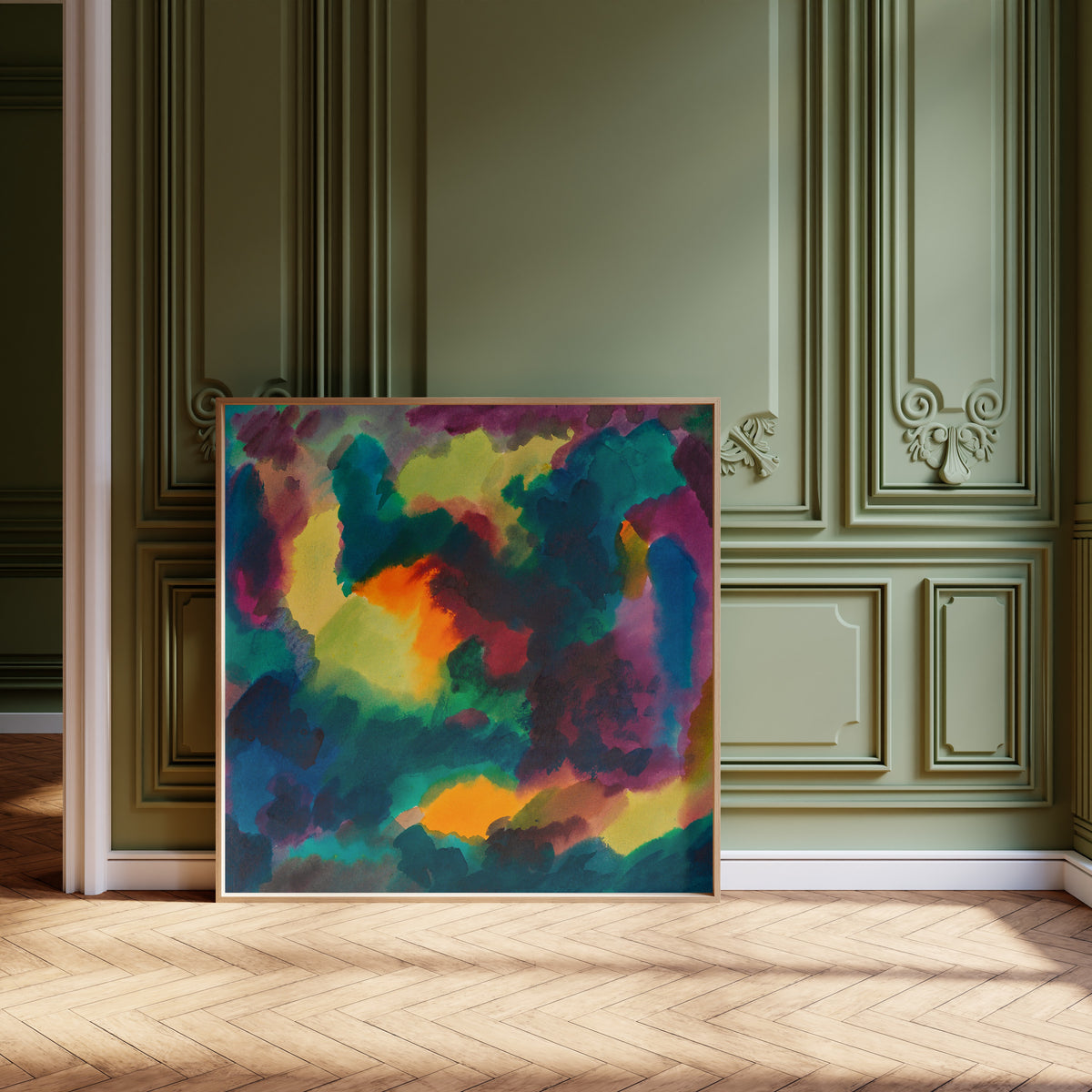 Karl Wiener — Zersetzung I (Decomposition I) | Abstract Art Print