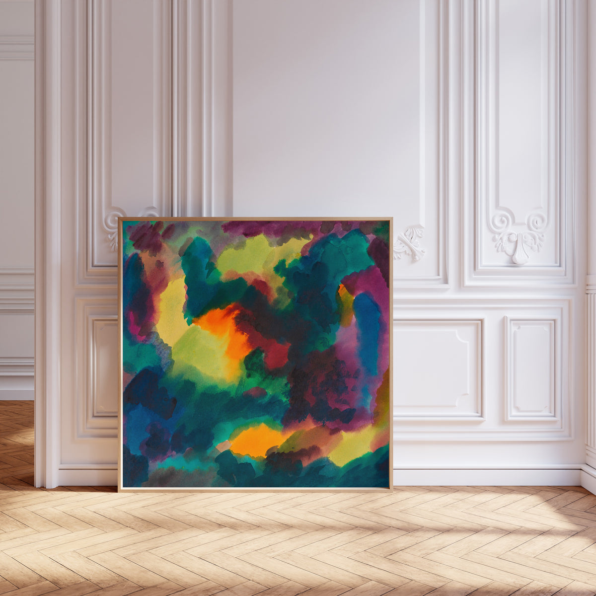 Karl Wiener — Zersetzung I (Decomposition I) | Abstract Art Print