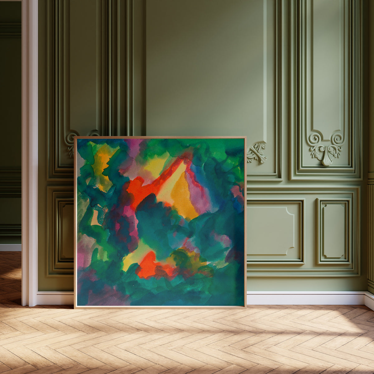 Karl Wiener — Zersetzung II (Decomposition II) | Abstract Art Print