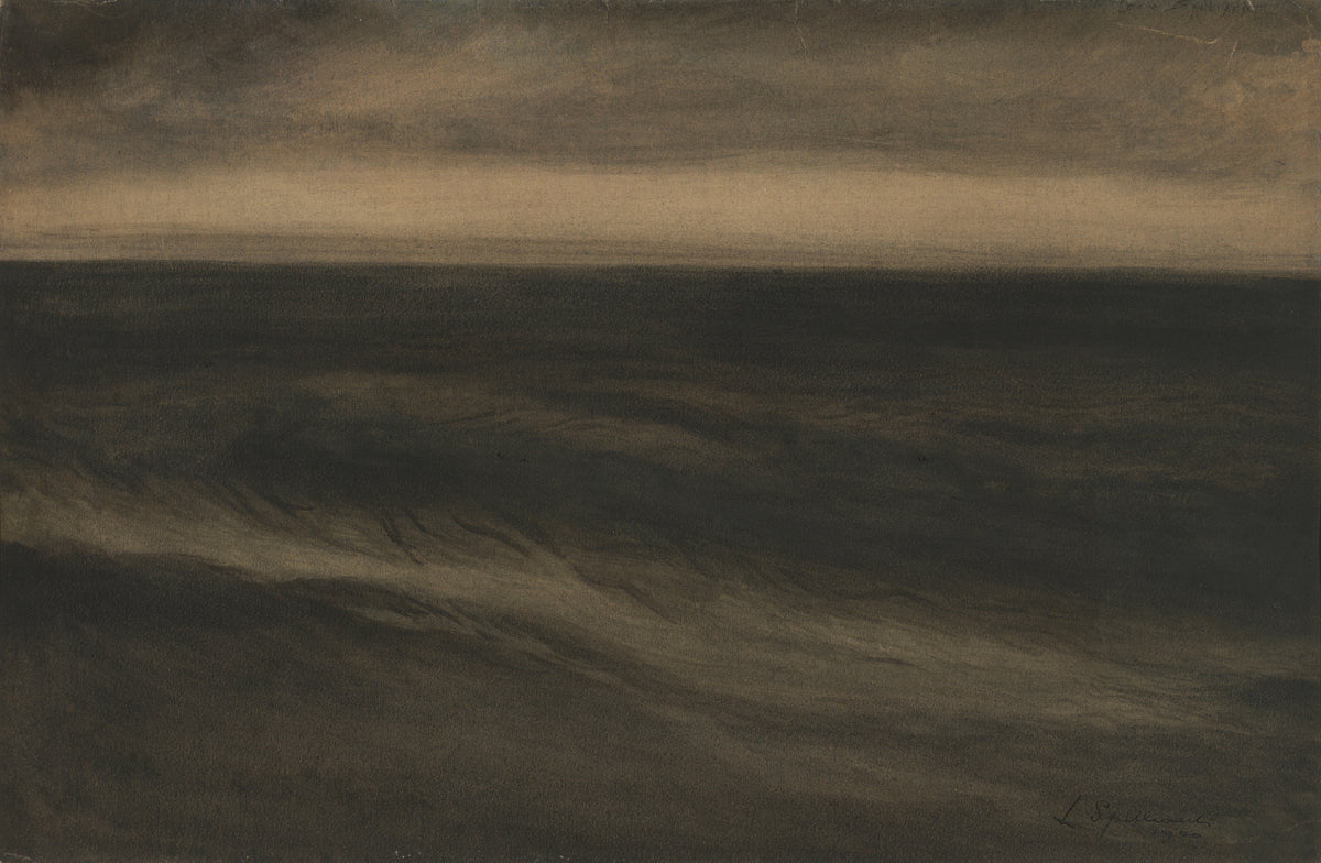 Léon Spilliaert — Zwarte marine | Symbolist Seascape Print