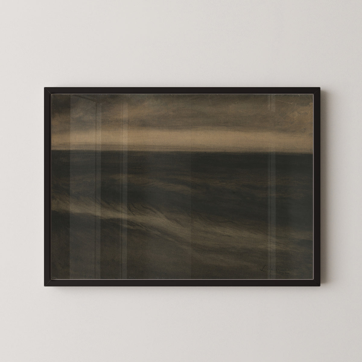 Léon Spilliaert — Zwarte marine | Symbolist Seascape Print