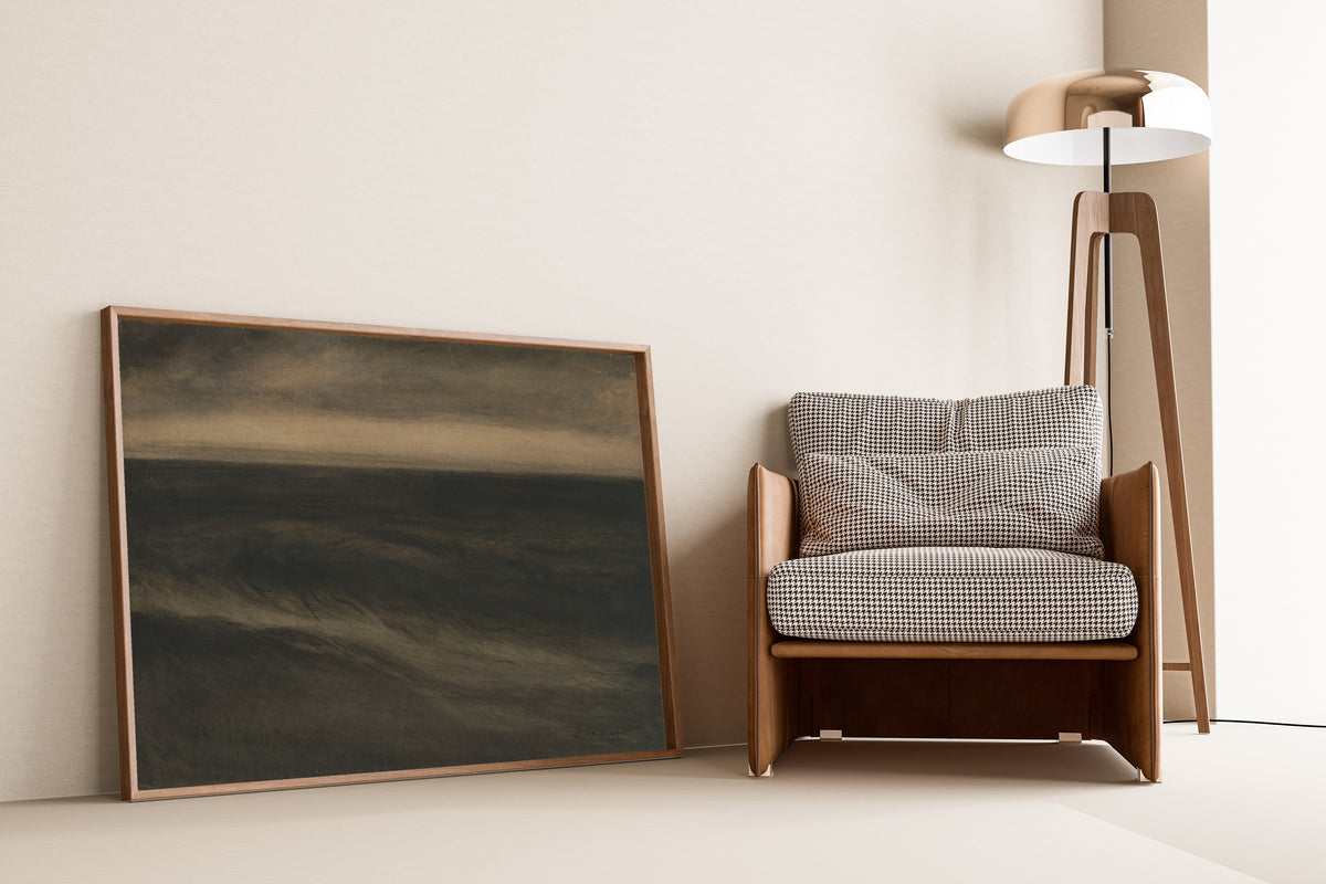 Léon Spilliaert — Zwarte marine | Symbolist Seascape Print