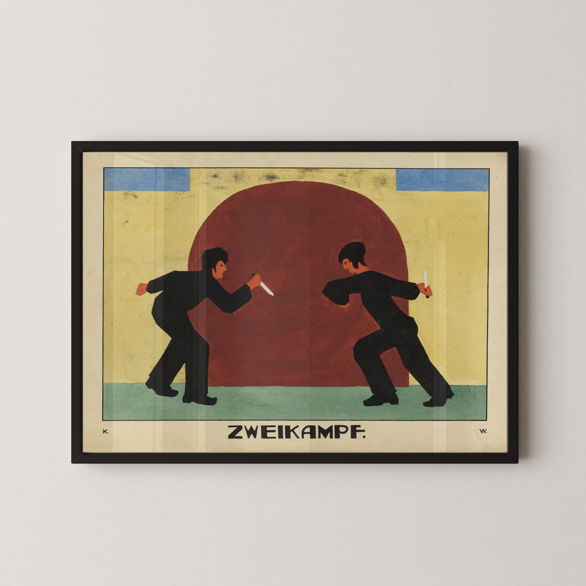 Karl Wiener — Zweikampf (Duel) | Vintage Poster Print