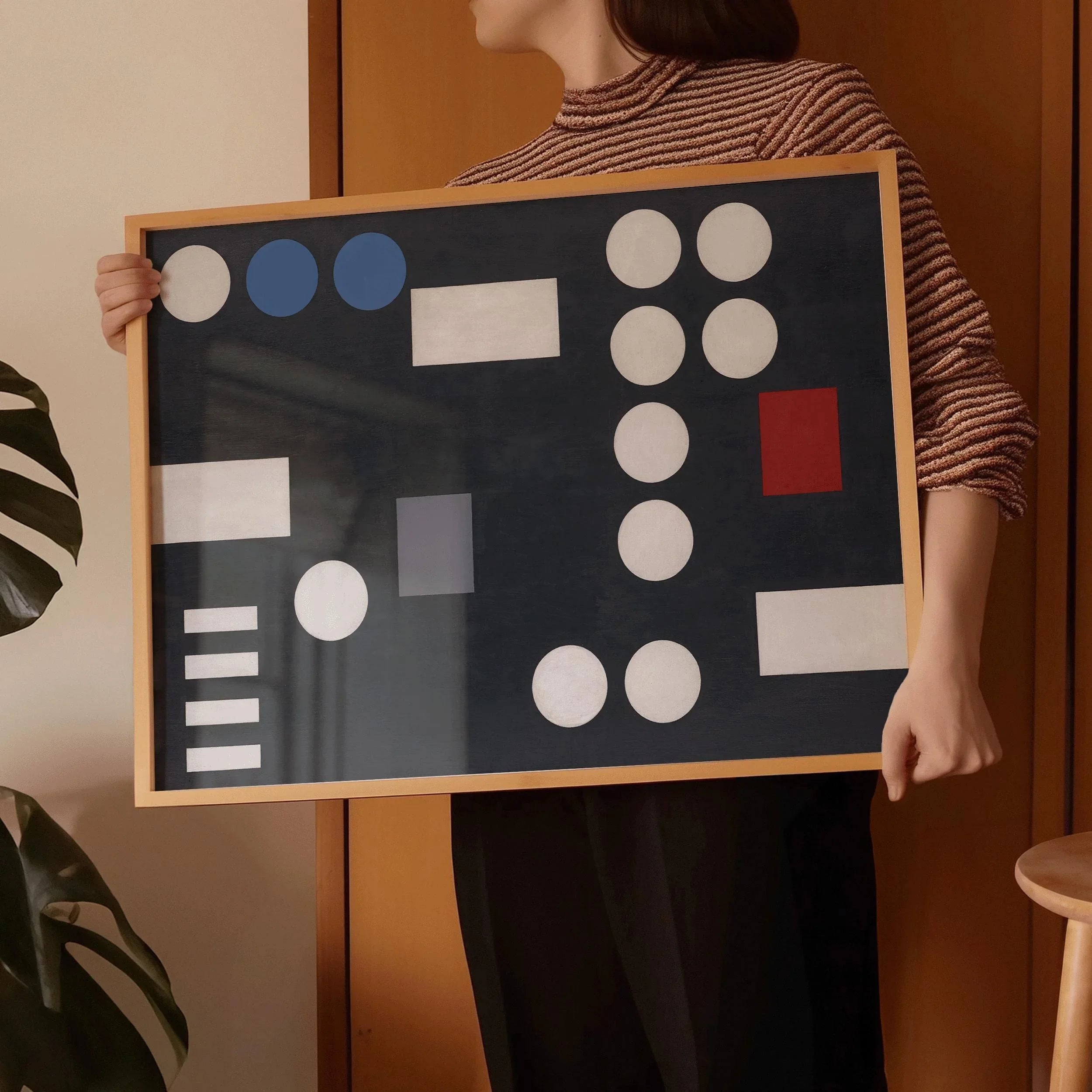 Abstract Geometric Composition by Sophie Taeuber - Arp PRINT | Modernist Artwork Print | Bauhaus - Inspired (available framed) - 9ArtPrints