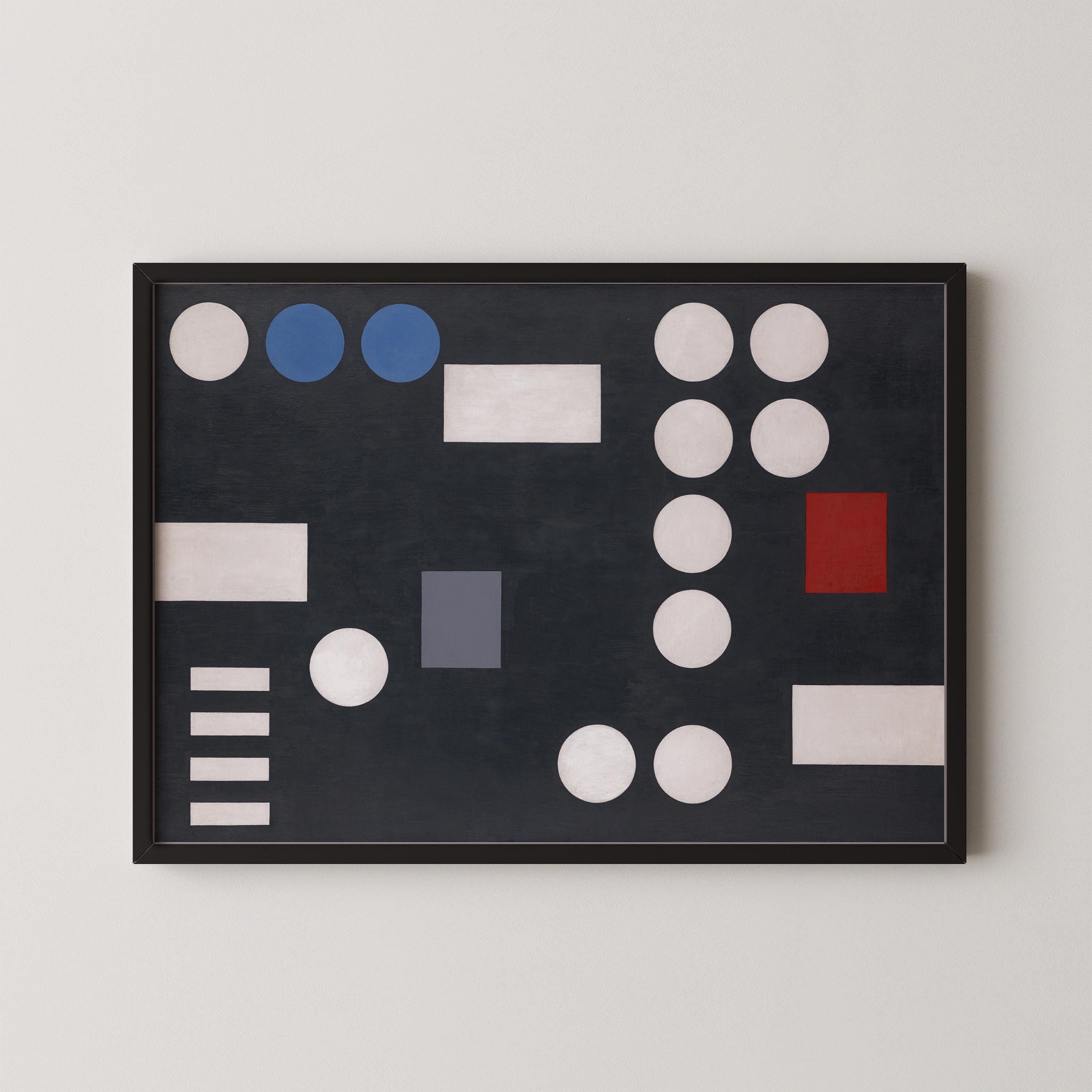 Abstract Geometric Composition by Sophie Taeuber - Arp PRINT | Modernist Artwork Print | Bauhaus - Inspired (available framed) - 9ArtPrints