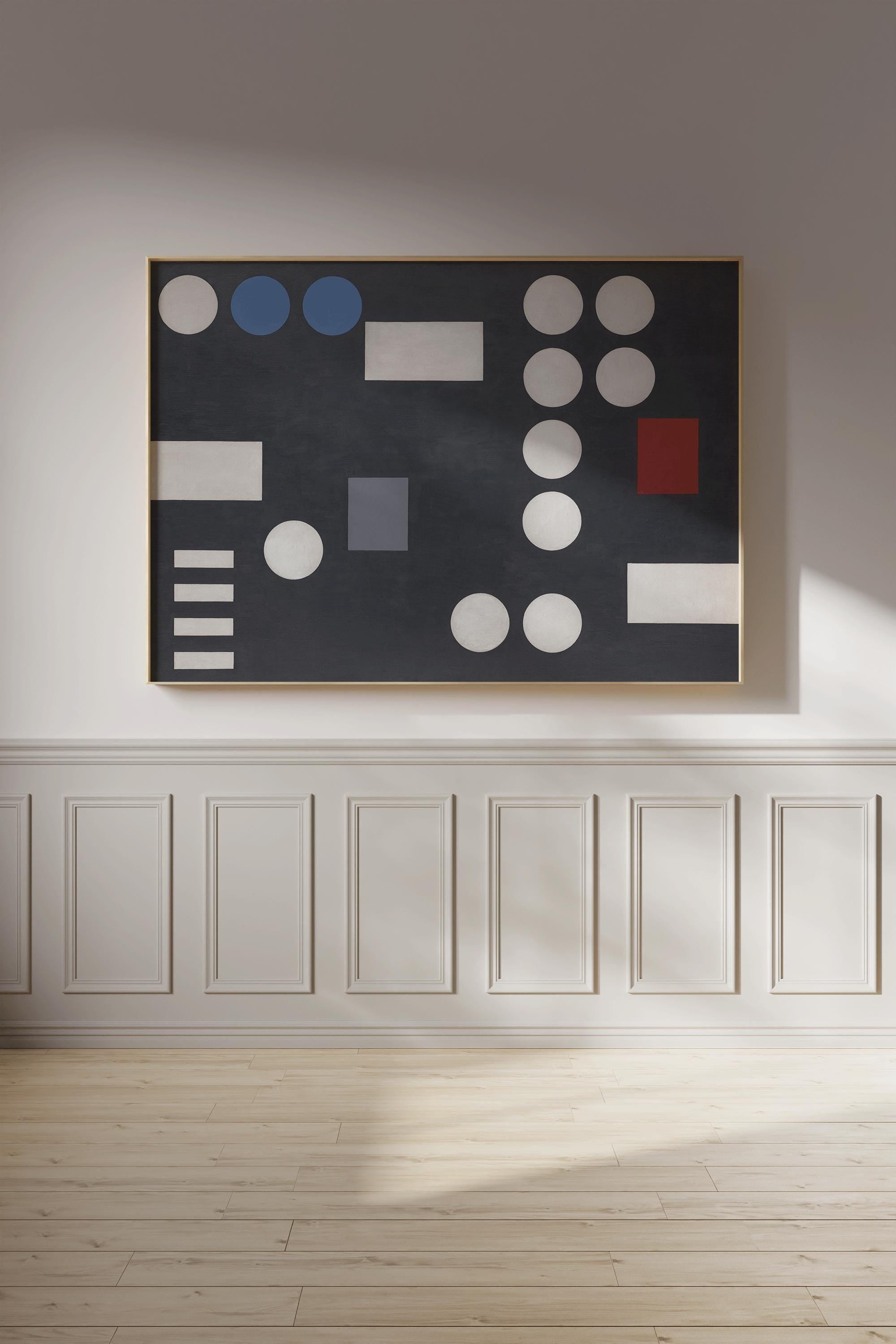 Abstract Geometric Composition by Sophie Taeuber - Arp PRINT | Modernist Artwork Print | Bauhaus - Inspired (available framed) - 9ArtPrints