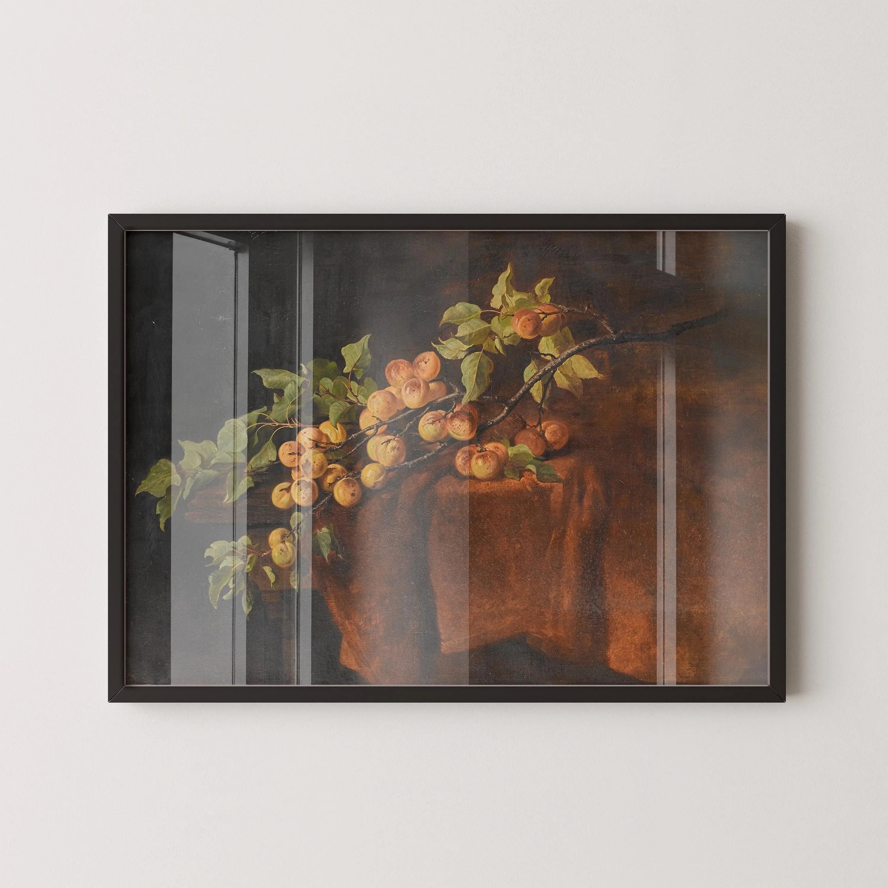 Adam Ludwig Kunz - Apricot Branch | Famous Still Life Art