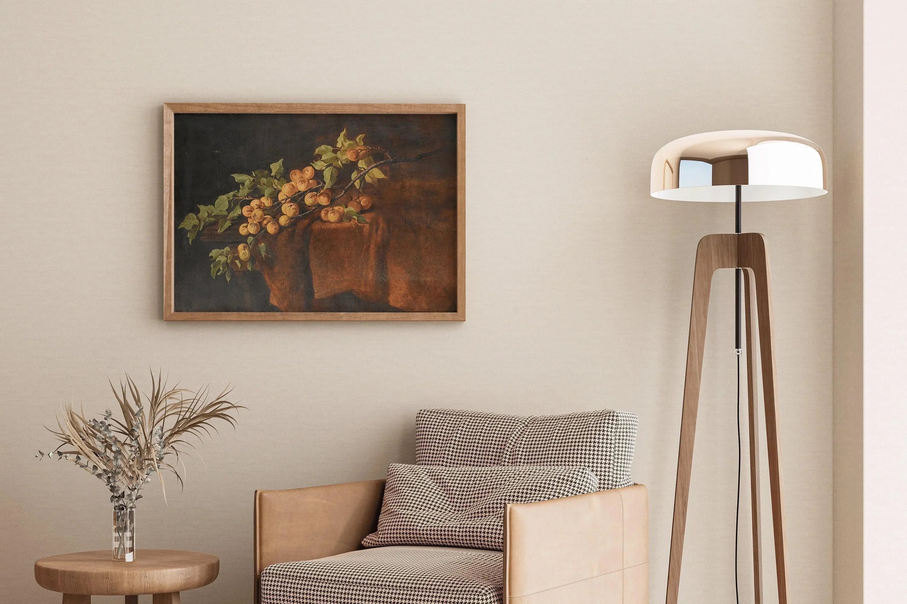 Adam Ludwig Kunz - Apricot Branch | Famous Still Life Art (available handframed or unframed) - 9ArtPrints