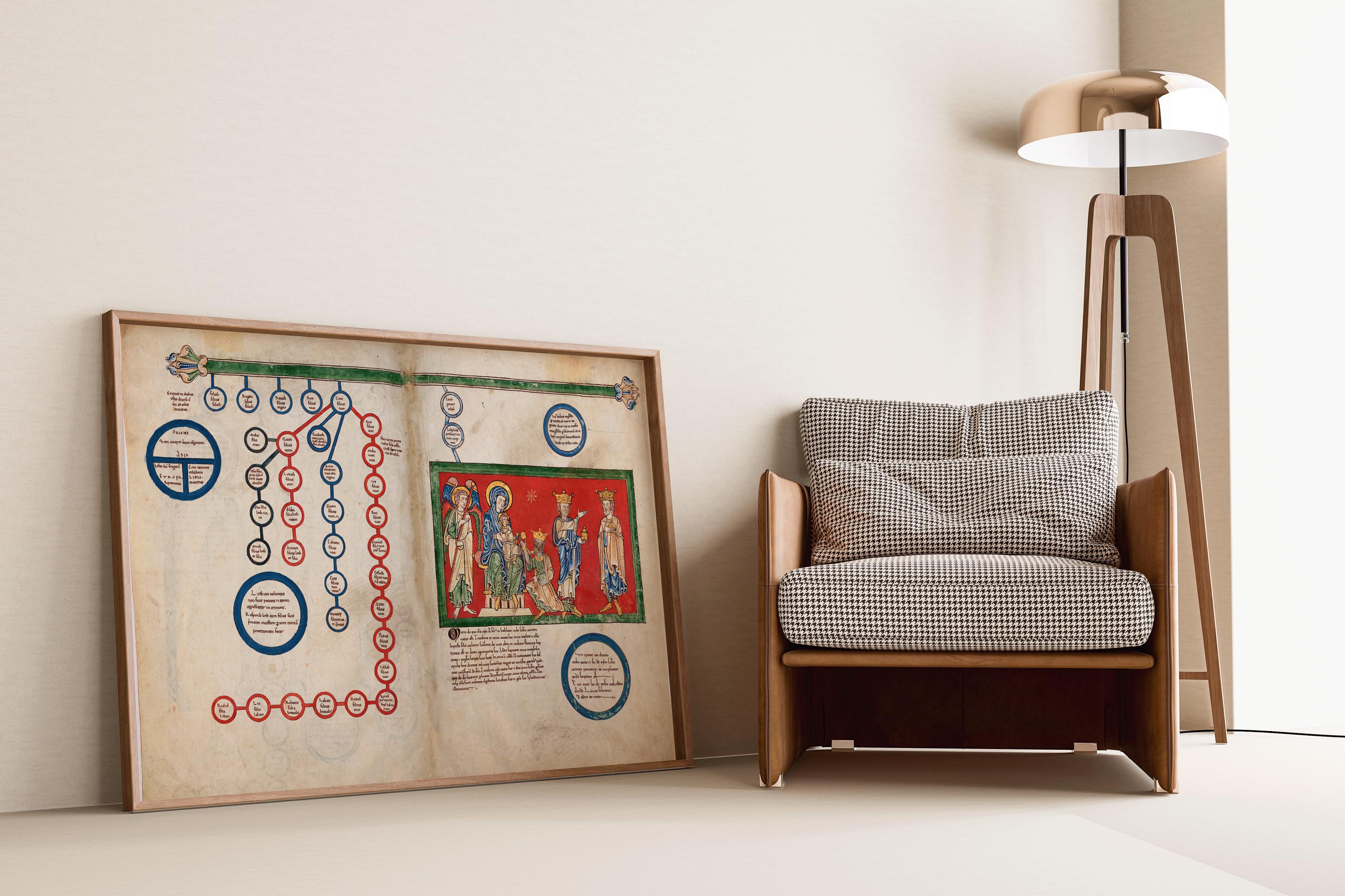 Adoration of the Magi Giclée Print: Illuminated Manuscript Art, Framed Available - 9ArtPrints