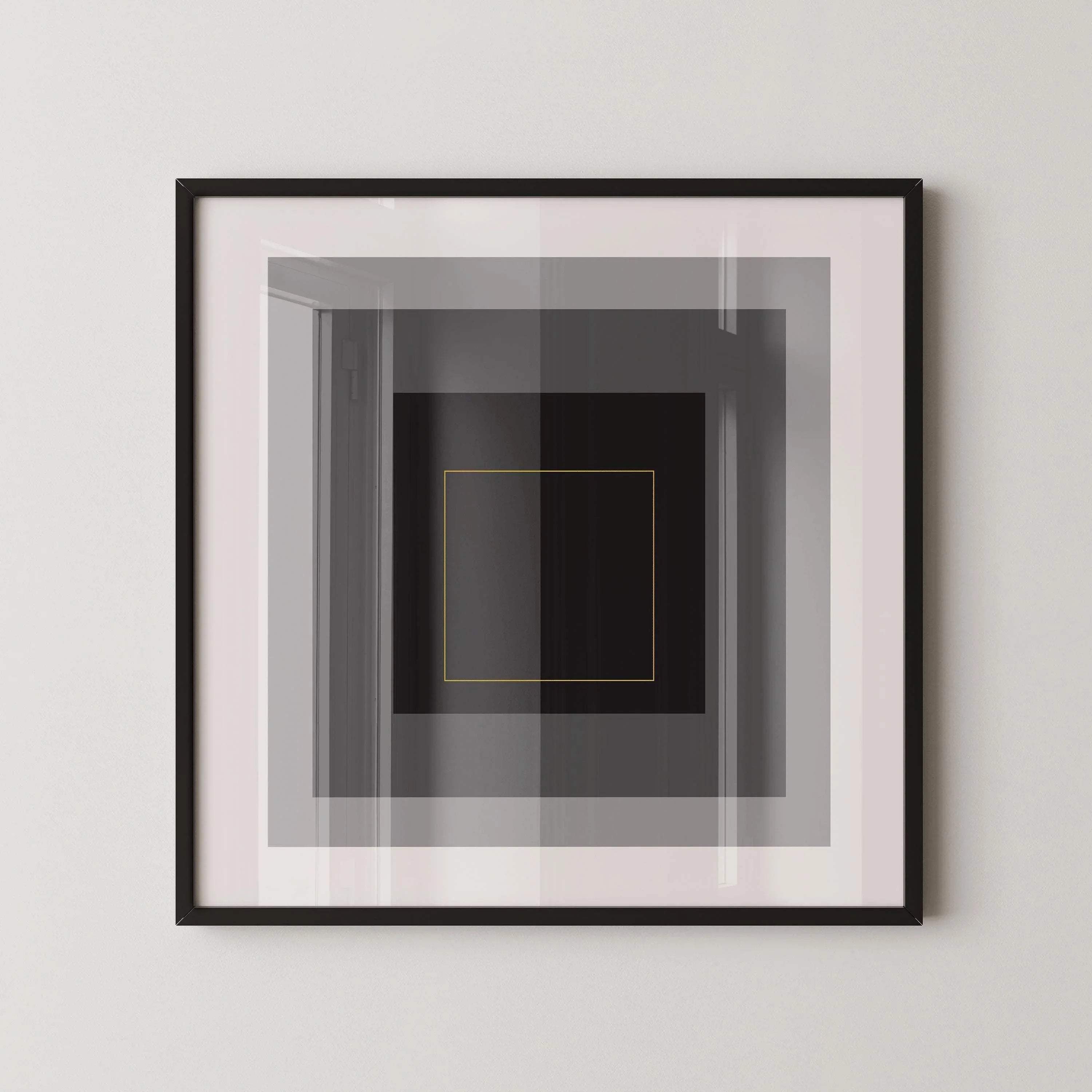After Josef Albers - Infinite (Homage to the Square) PRINT | Mid - century Modern Art Print (available handframed) 1x1 - 9ArtPrints