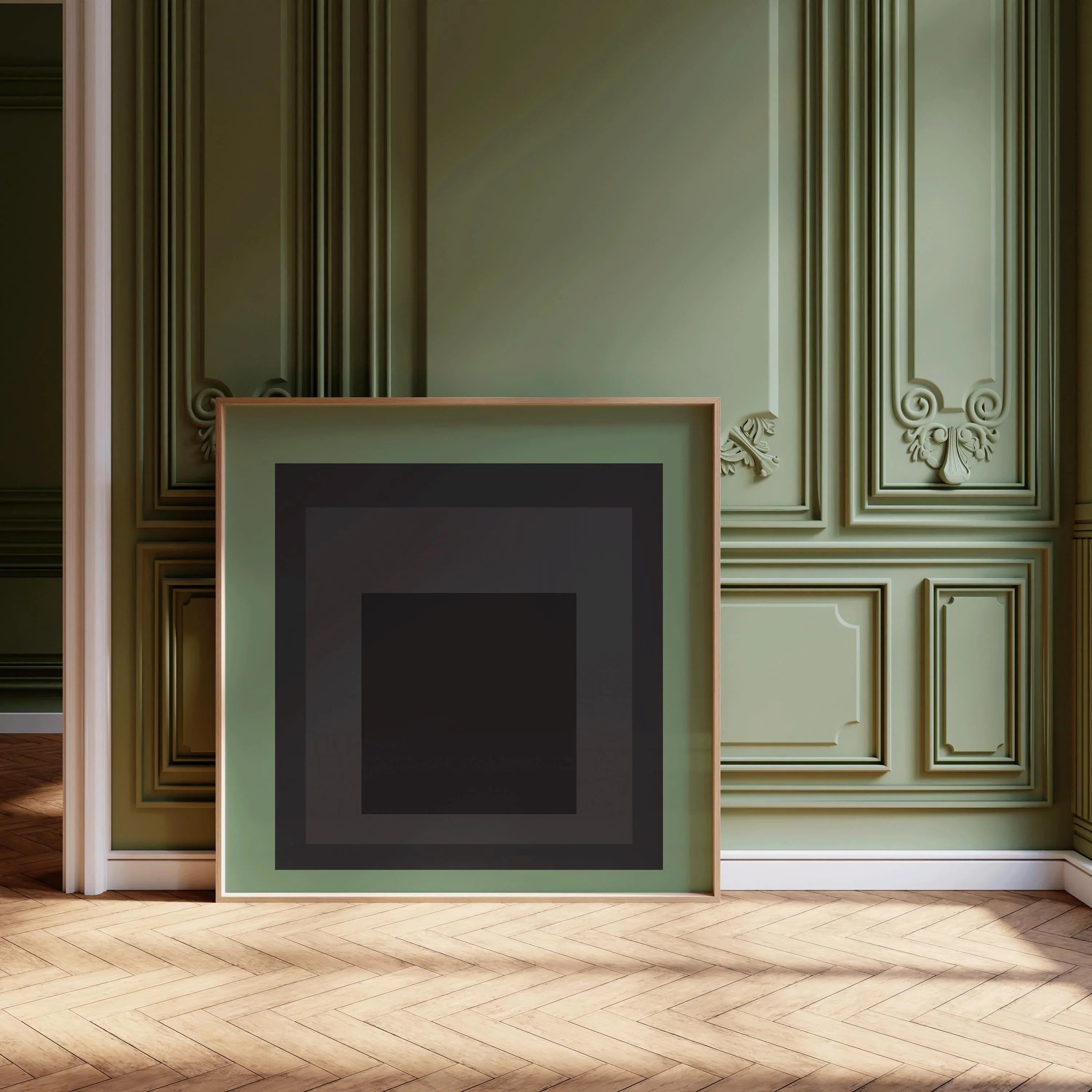 After Josef Albers - Sleep (Homage to the Square) PRINT | Vintage Mid - century Modern Art Print (available handframed) 1x1 - 9ArtPrints