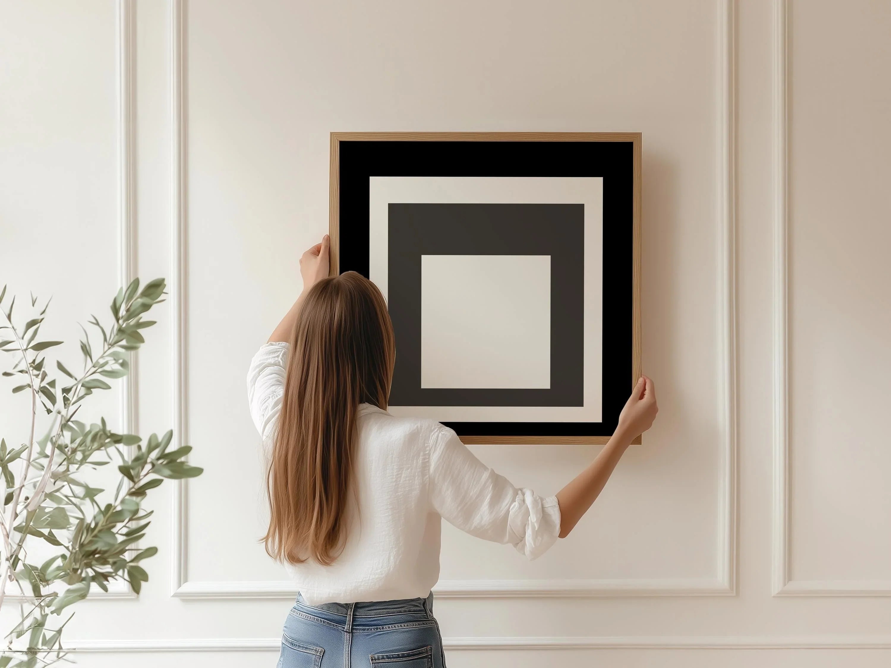 After Josef Albers - Smoking (Homage to the Square) PRINT | Mid - century Modern Art Print (available handframed) 1x1 - 9ArtPrints