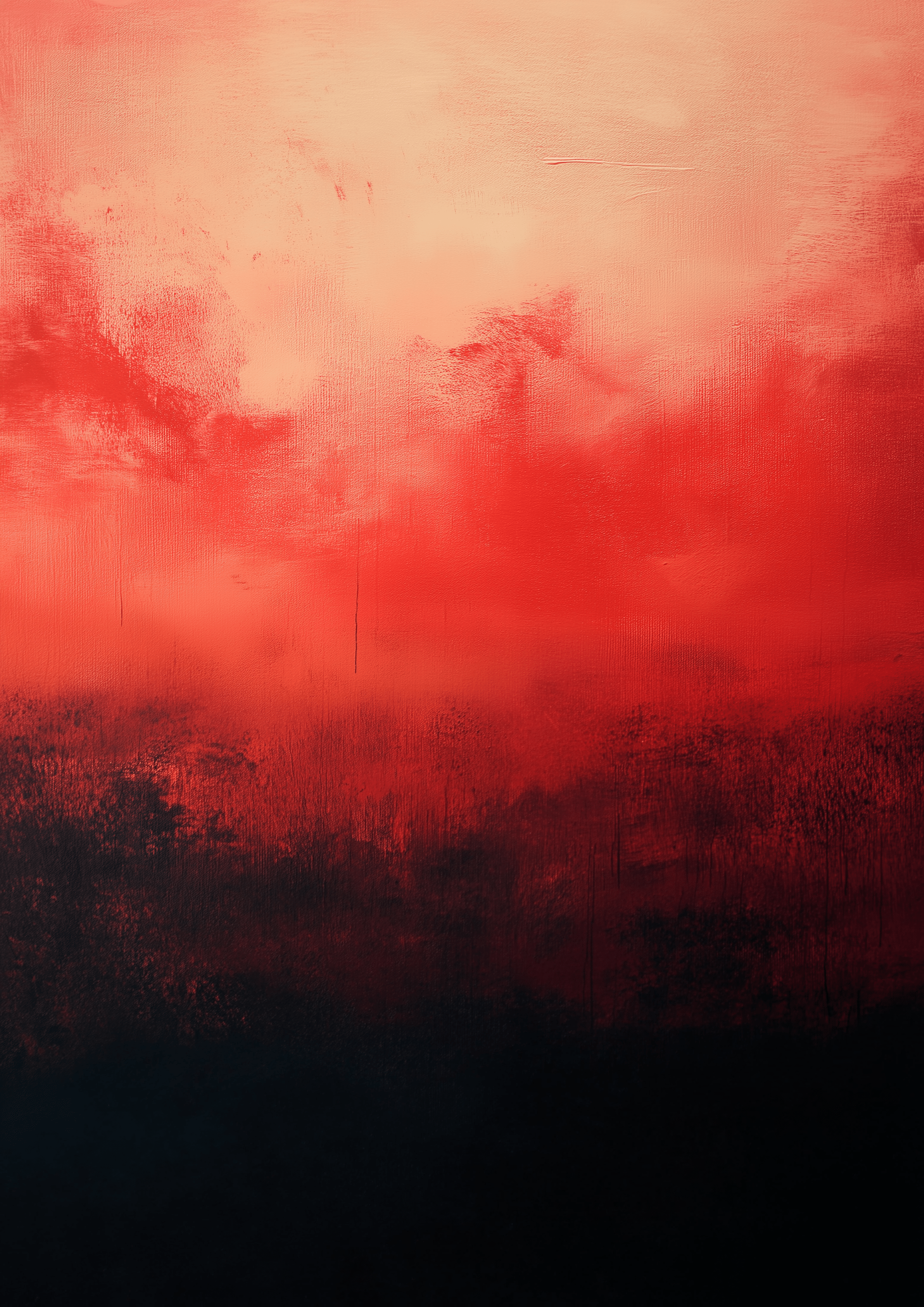 After Mark Rothko — Black and Red (Colour Field) | Fine Art Print - 9ArtPrints