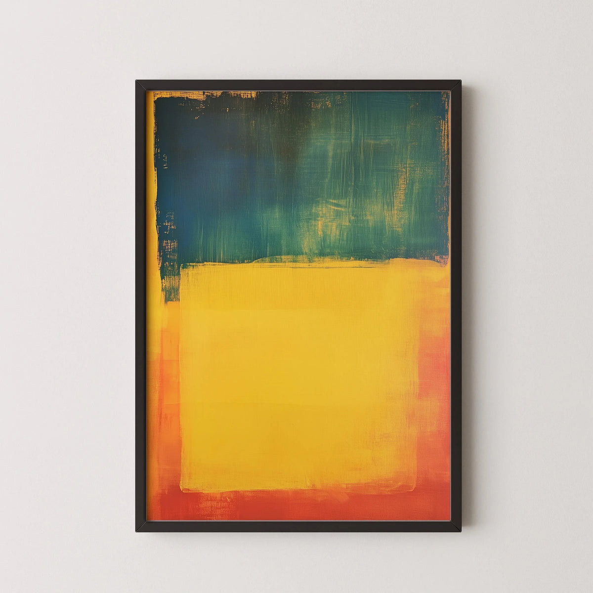 After Mark Rothko — Blue, Yellow and Red (Colour Field) | Fine Art Print