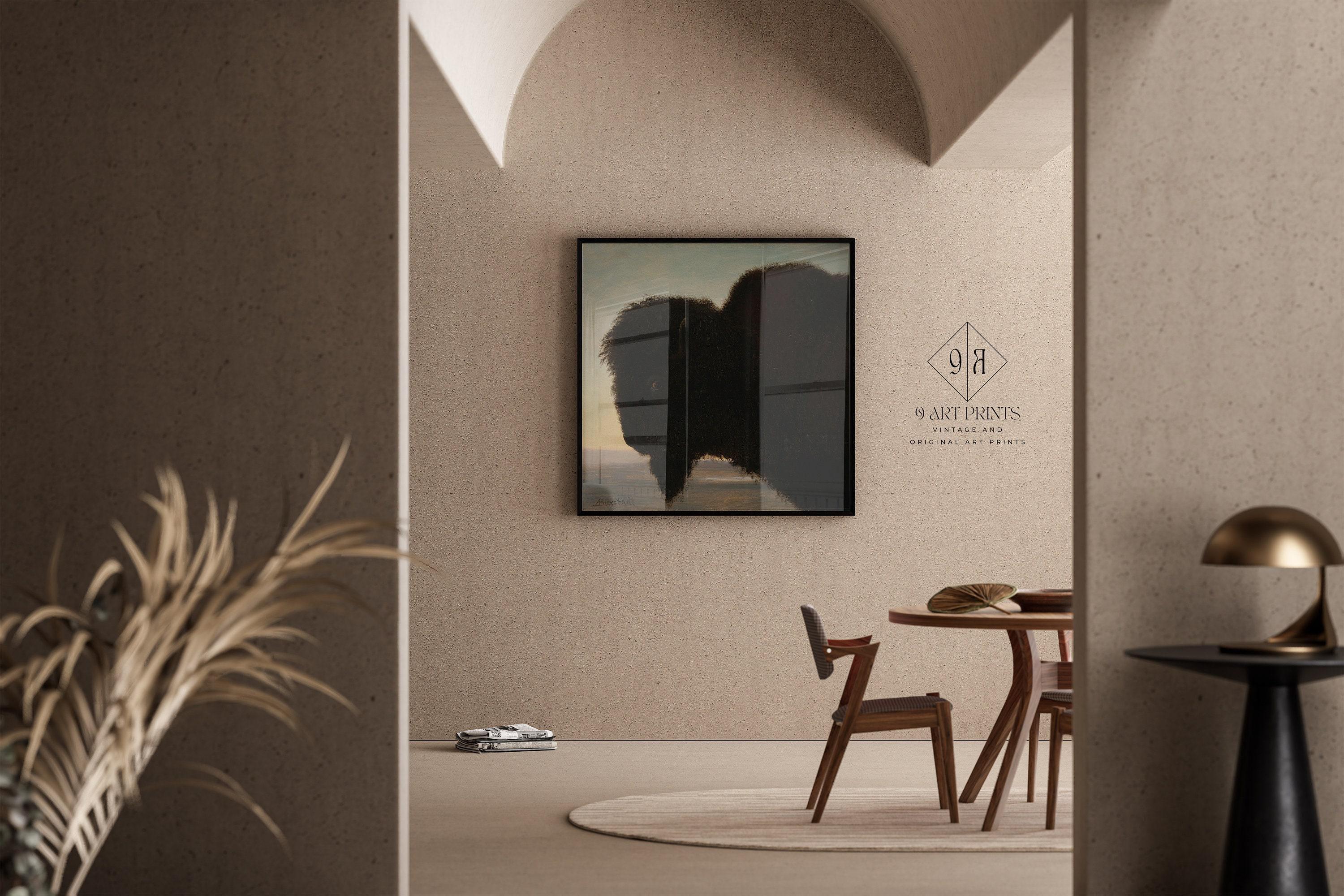 Albert Bierstadt - Buffalo | Famous Vintage Painting (available handframed or unframed) 1x1 - 9ArtPrints