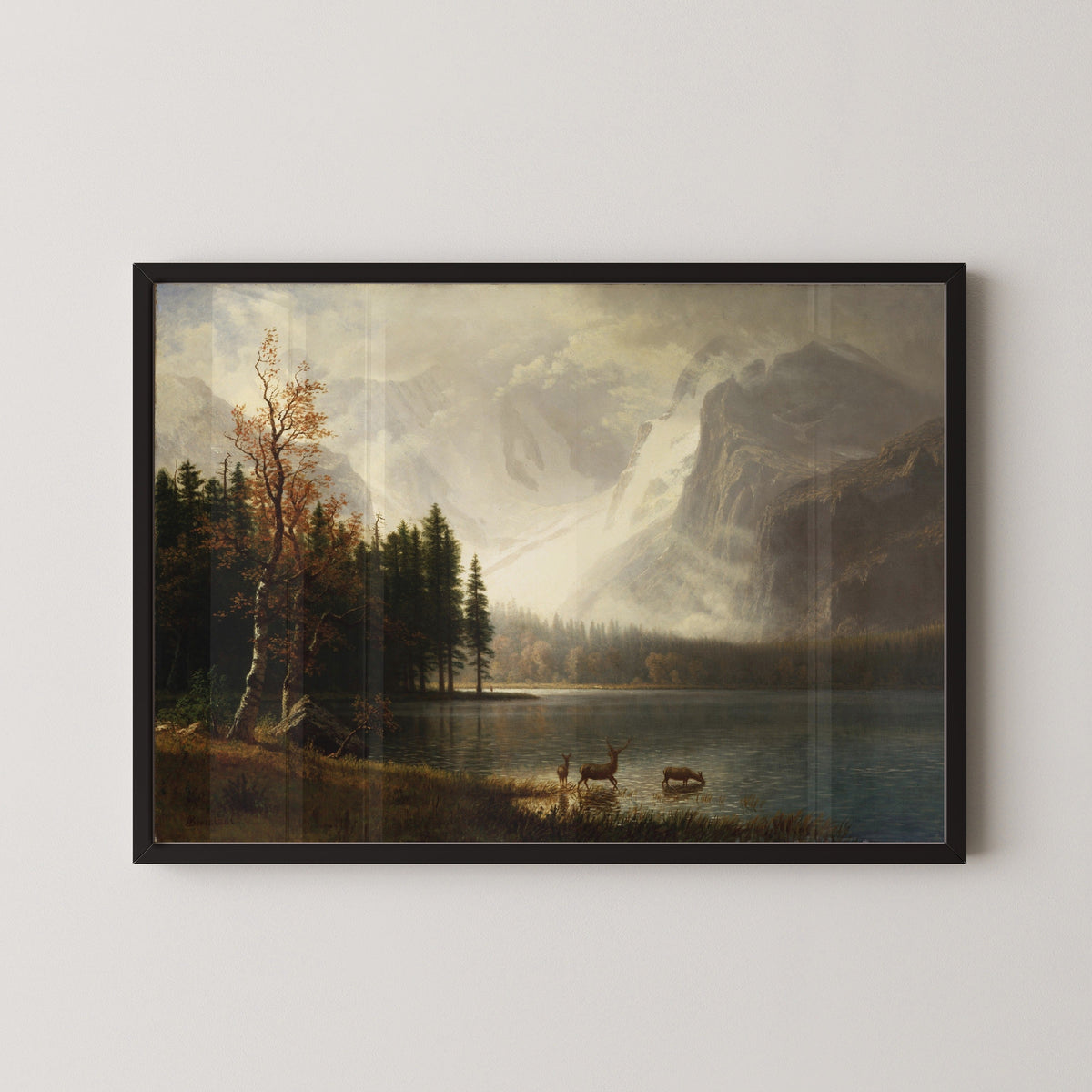 Albert Bierstadt — Estes Park, Colorado, Whyte's Lake | Landscape Fine Art Print - 9ArtPrints