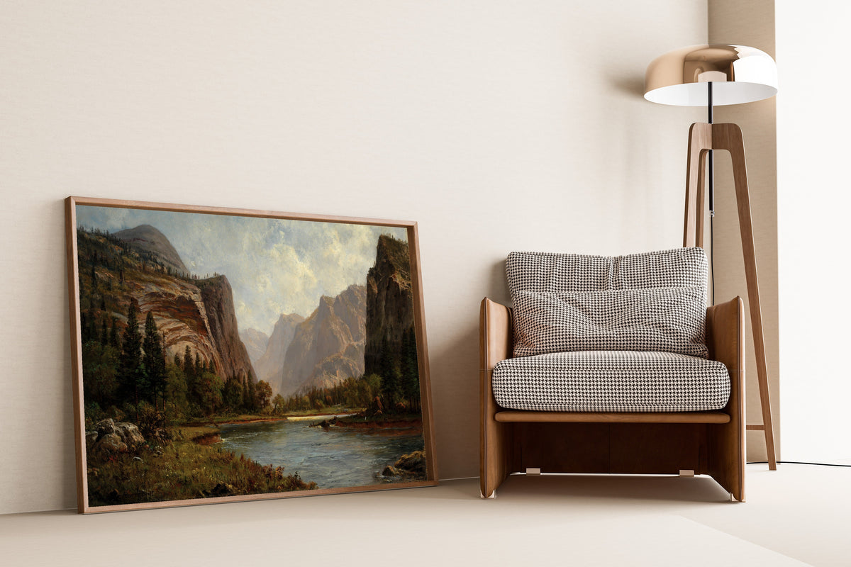 Albert Bierstadt — Gates of the Yosemite | Landscape Fine Art Print - 9ArtPrints