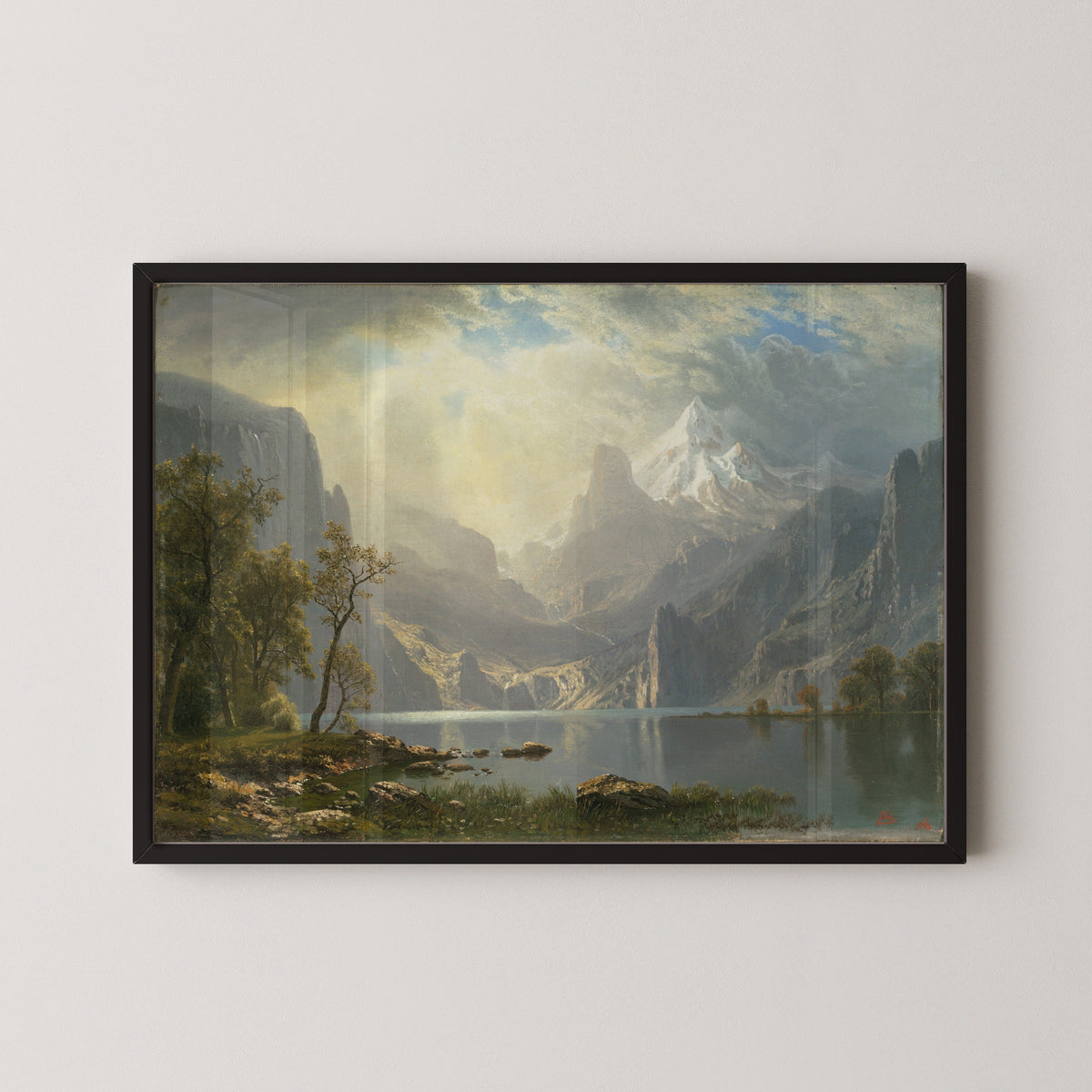 Albert Bierstadt — In the Sierras | Landscape Fine Art Print - 9ArtPrints