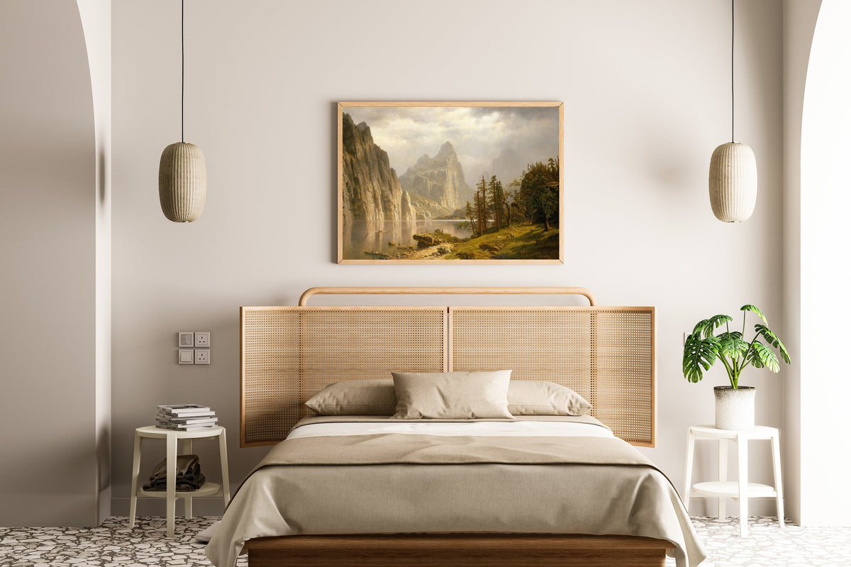 Albert Bierstadt — Merced River, Yosemite Valley | Landscape Fine Art Print - 9ArtPrints