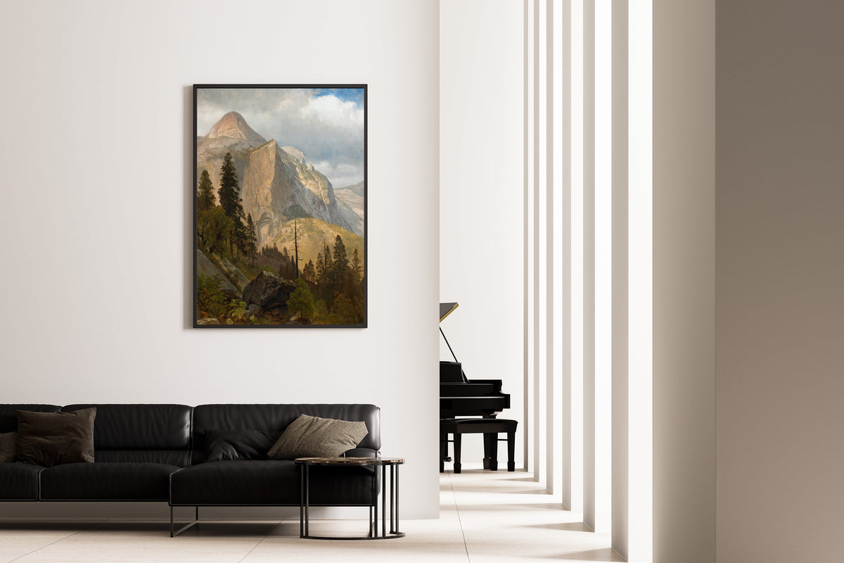 Albert Bierstadt — North Dome, Yosemite Valley | Landscape Fine Art Print - 9ArtPrints