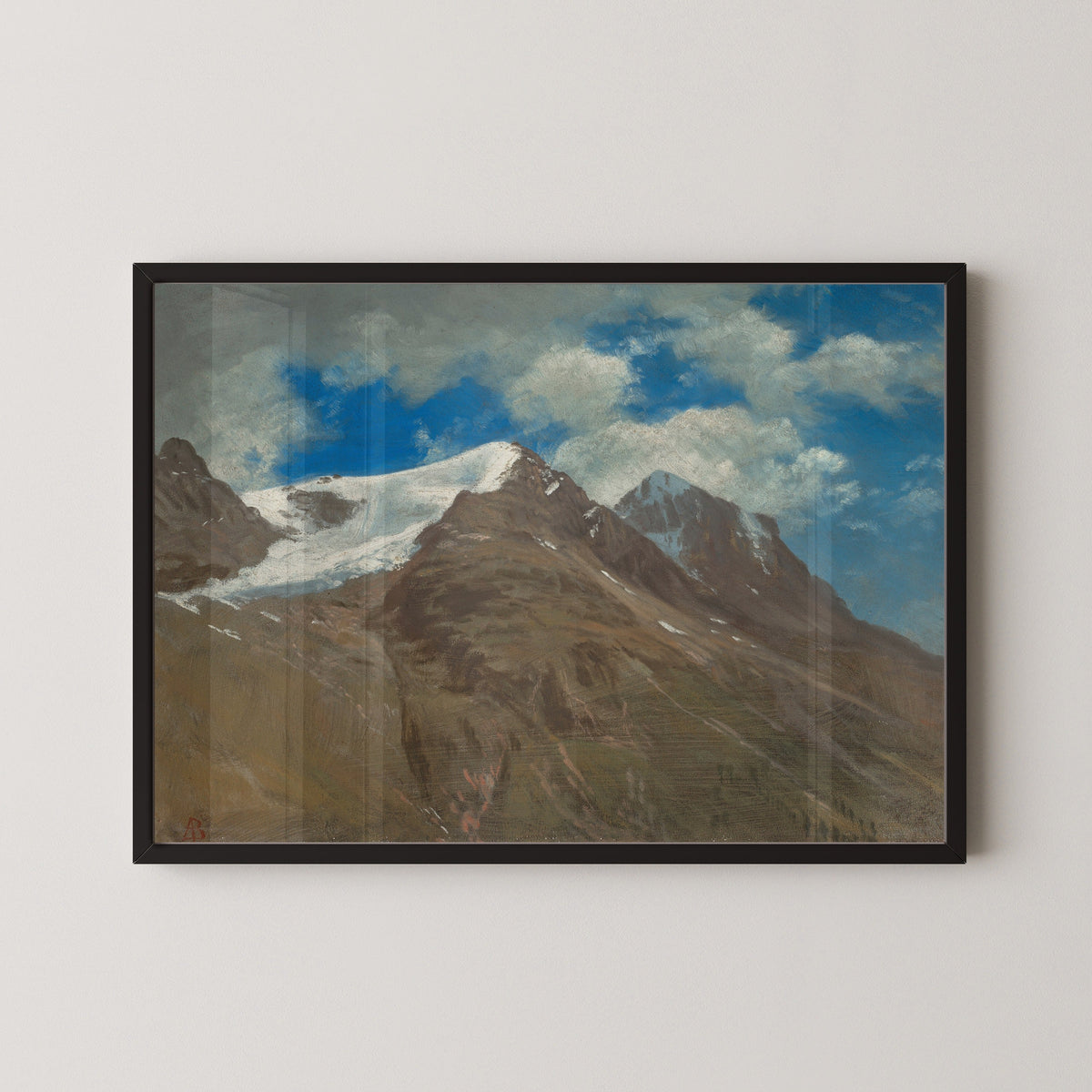 Albert Bierstadt — Peaks in the Rockies | Landscape Fine Art Print - 9ArtPrints