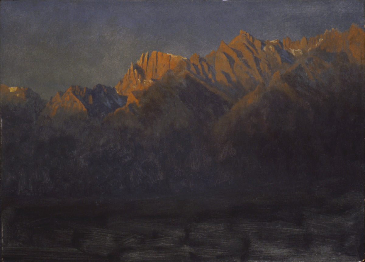 Albert Bierstadt — Sunrise in the Sierras | Landscape Fine Art Print - 9ArtPrints