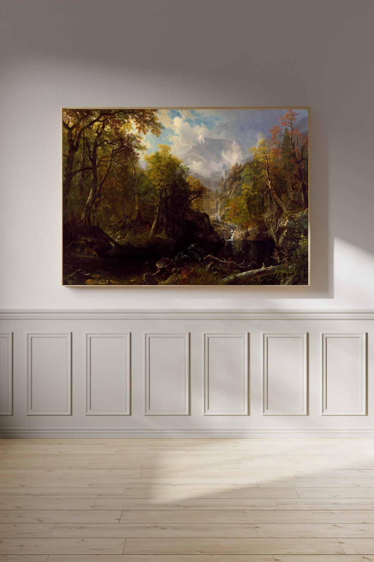 Albert Bierstadt — The Emerald Pool | Landscape Fine Art Print - 9ArtPrints
