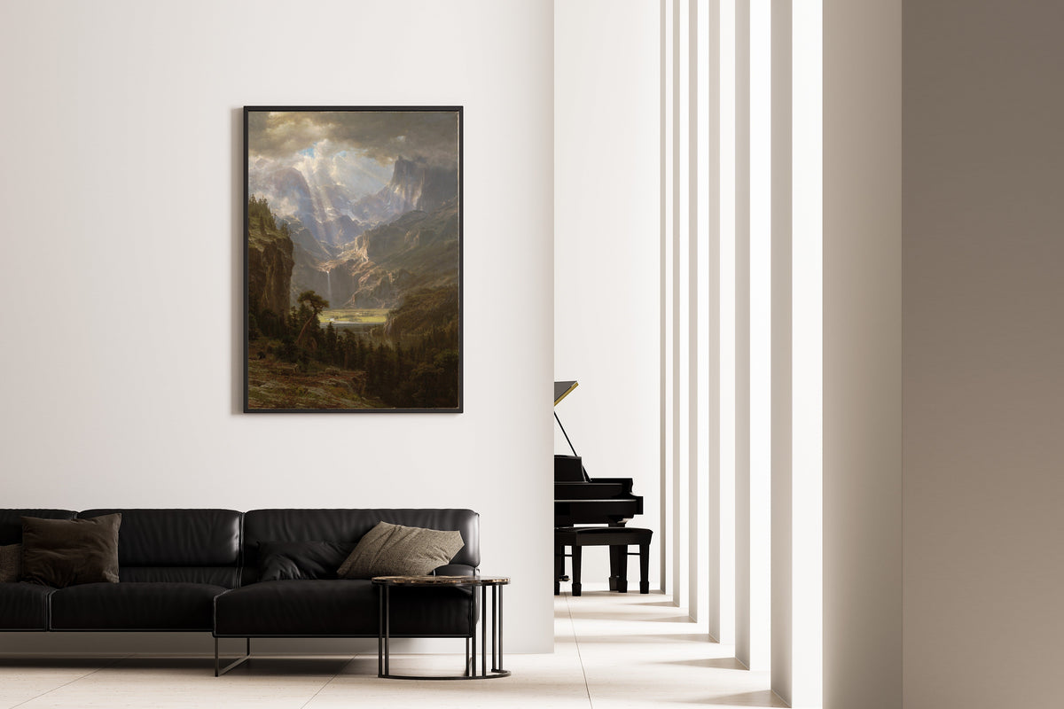 Albert Bierstadt — The Rocky Mountains, Lander's Peak (Alternate Version) | Landscape Fine Art Print - 9ArtPrints