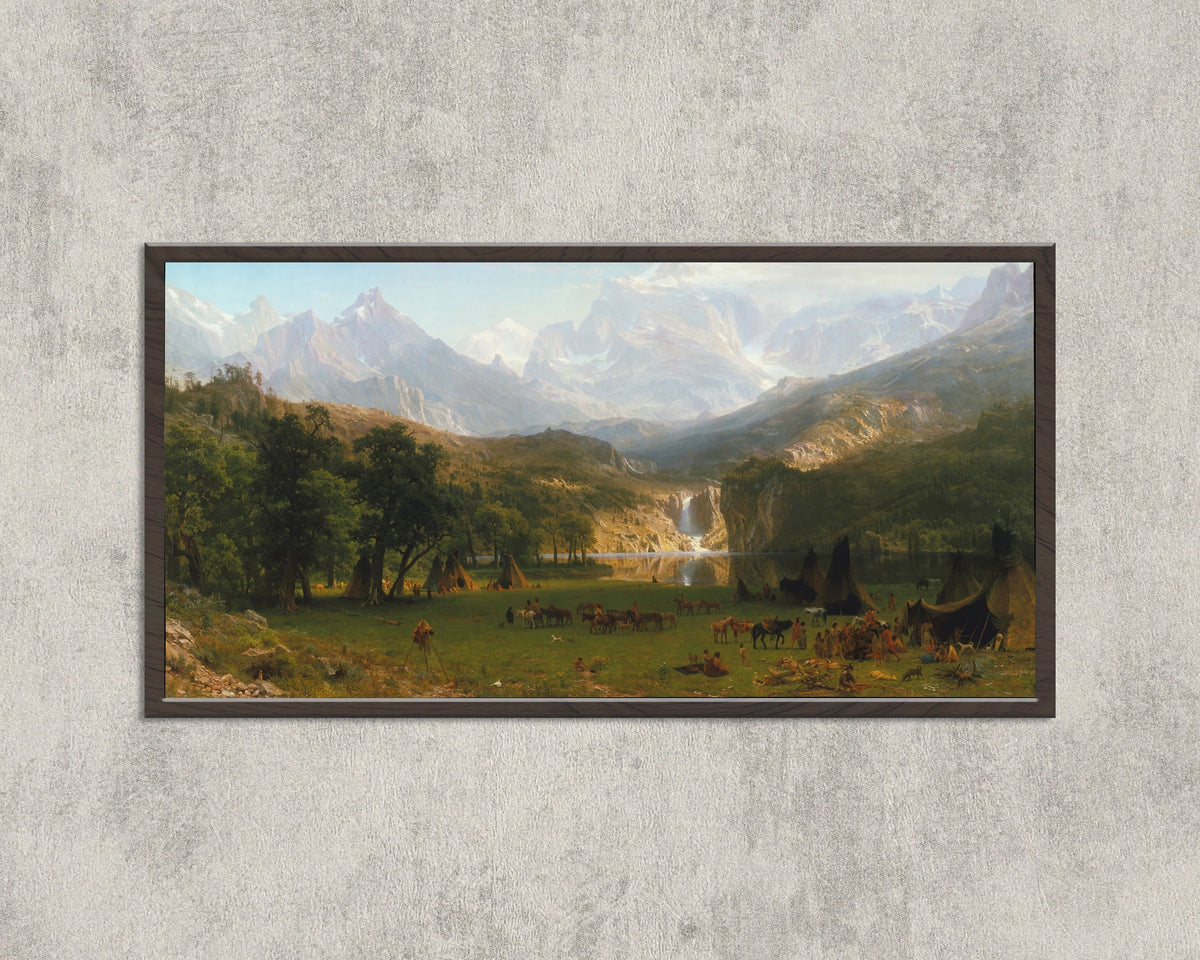 Albert Bierstadt — The Rocky Mountains, Lander's Peak | Landscape Fine Art Print - 9ArtPrints