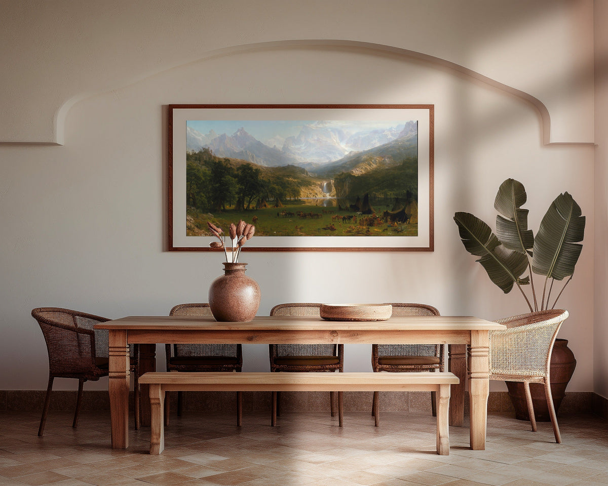 Albert Bierstadt — The Rocky Mountains, Lander's Peak | Landscape Fine Art Print - 9ArtPrints
