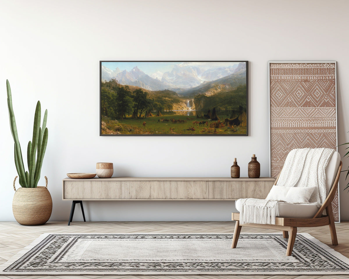 Albert Bierstadt — The Rocky Mountains, Lander's Peak | Landscape Fine Art Print - 9ArtPrints