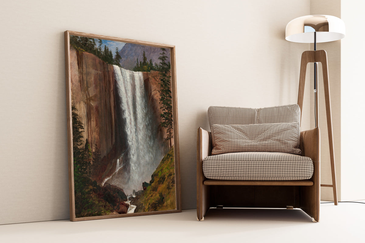 Albert Bierstadt — Vernal Fall | Landscape Fine Art Print - 9ArtPrints