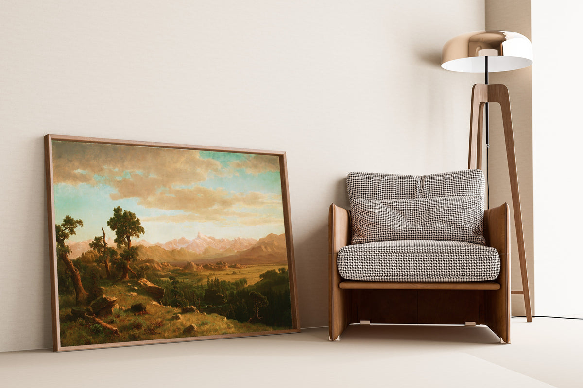 Albert Bierstadt — Wind River Country | Landscape Fine Art Print - 9ArtPrints