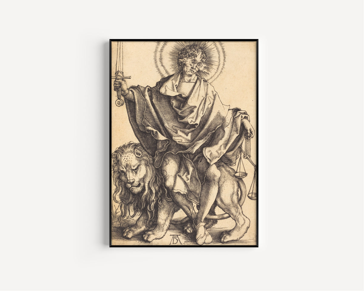 Albrecht Dürer — Sol Iustitiae (Sun of Righteousness) | Engraving Print