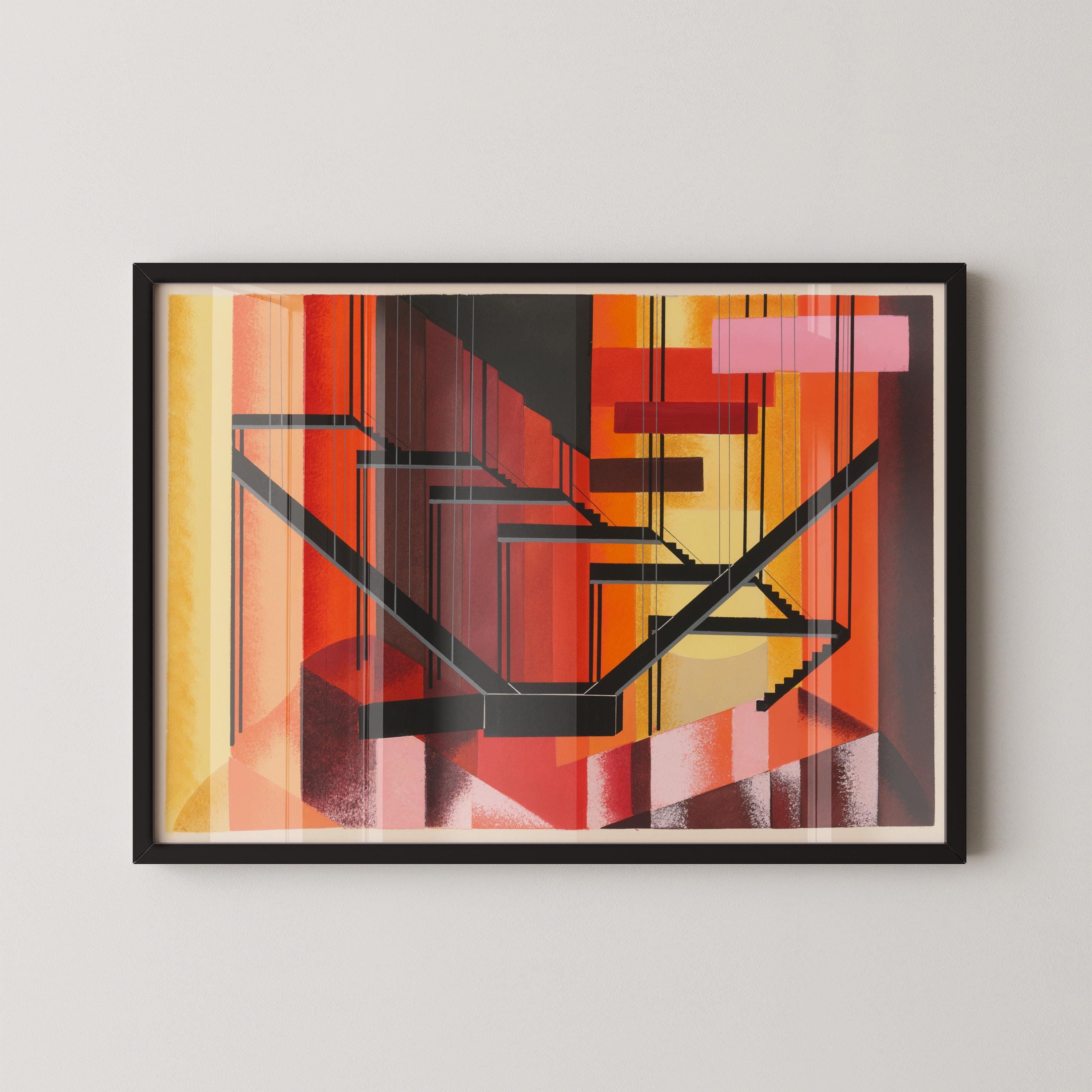Alexandra Exter - Maquettees de Theatre 13 PREMIUM GICLÉE PRINT | Bauhaus - Inspired Abstract Art | Bold Modernist Wall Decor available framed - 9ArtPrints